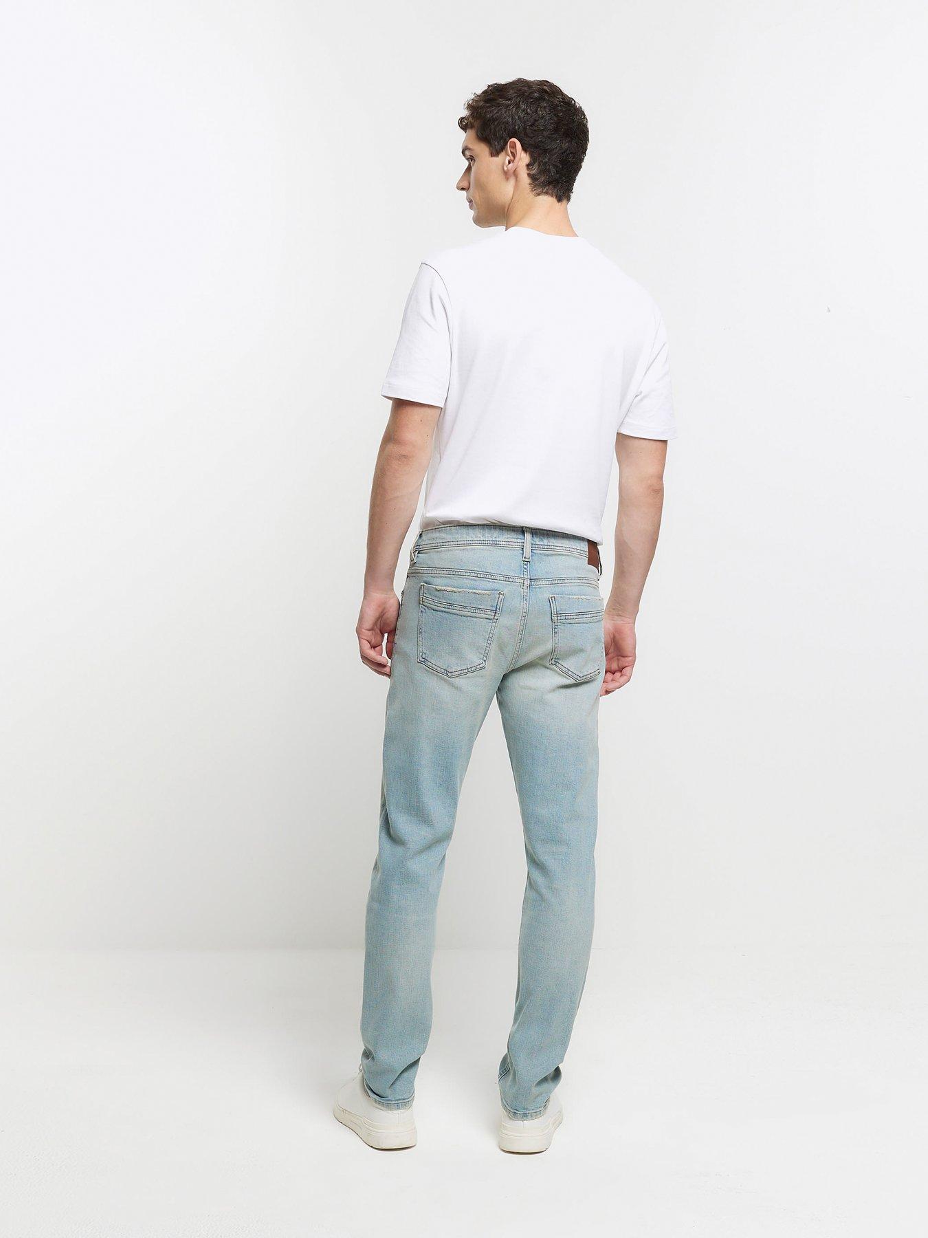 River island best sale light blue jeans