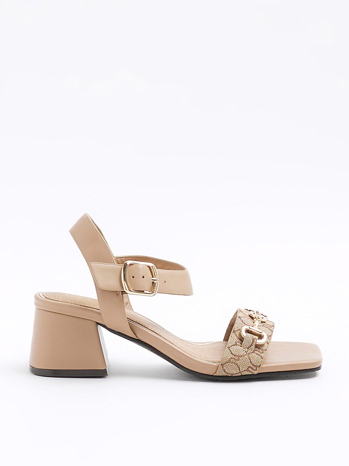 River island deals tan sandals