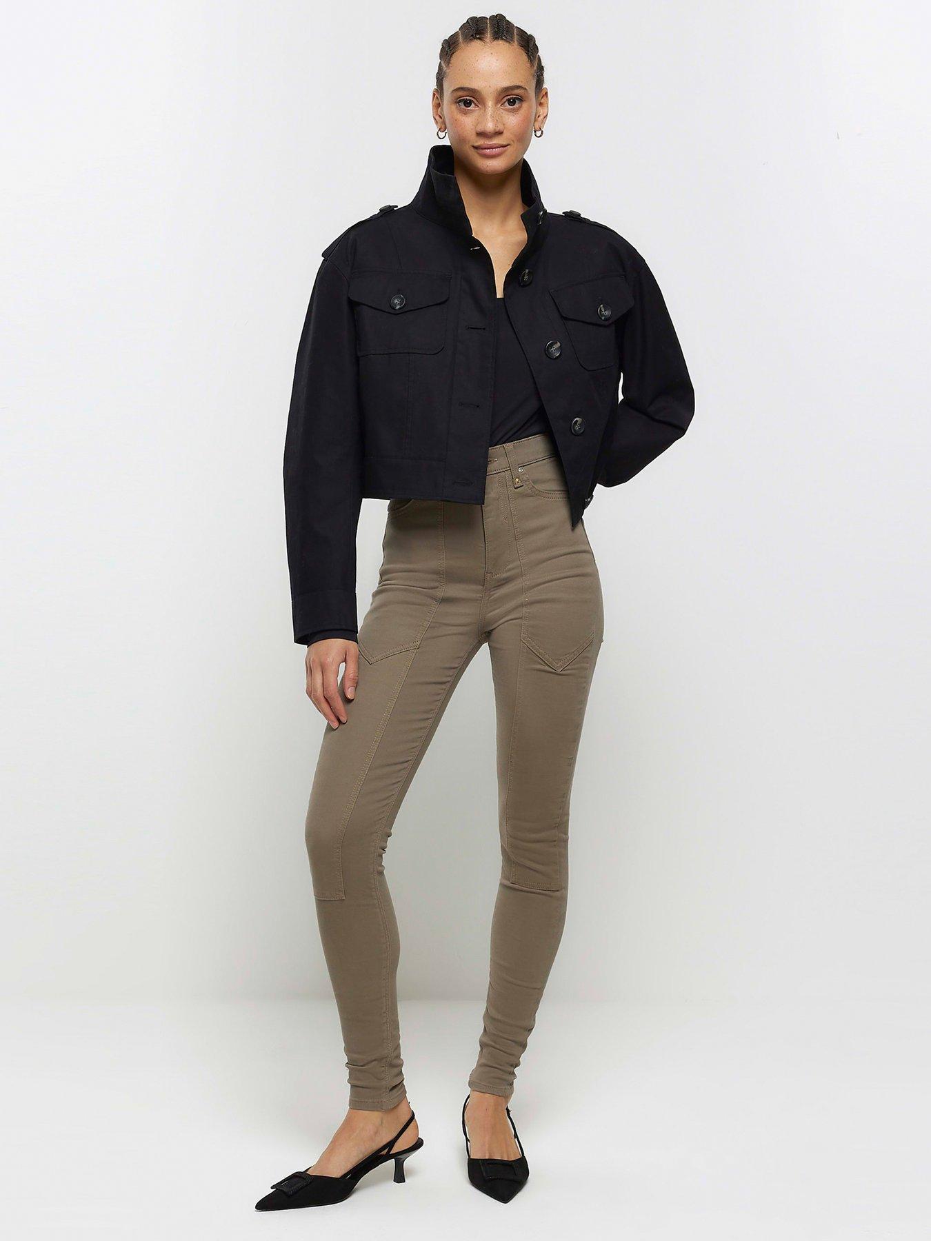 River Island High Waisted Skinny Jeans | Very.co.uk