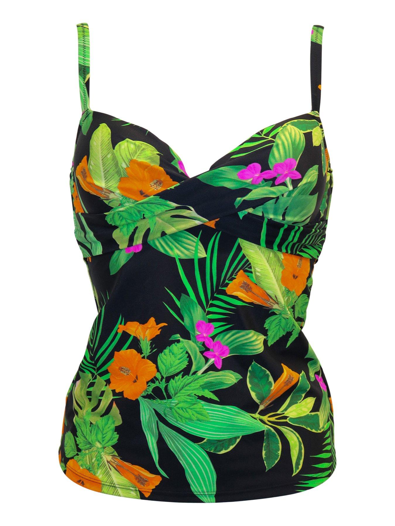 Pour Moi Palermo Underwired Padded Tankini - Multi | Very.co.uk