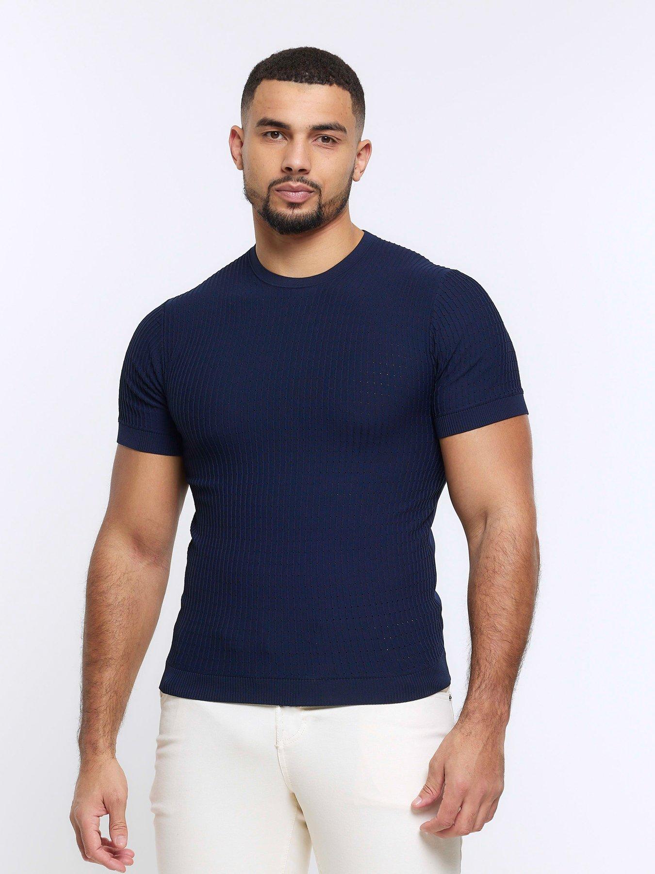 river island muscle t shirts