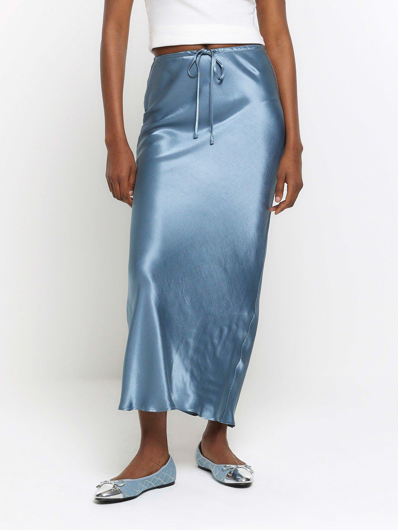 Maxi skirt tie outlet waist