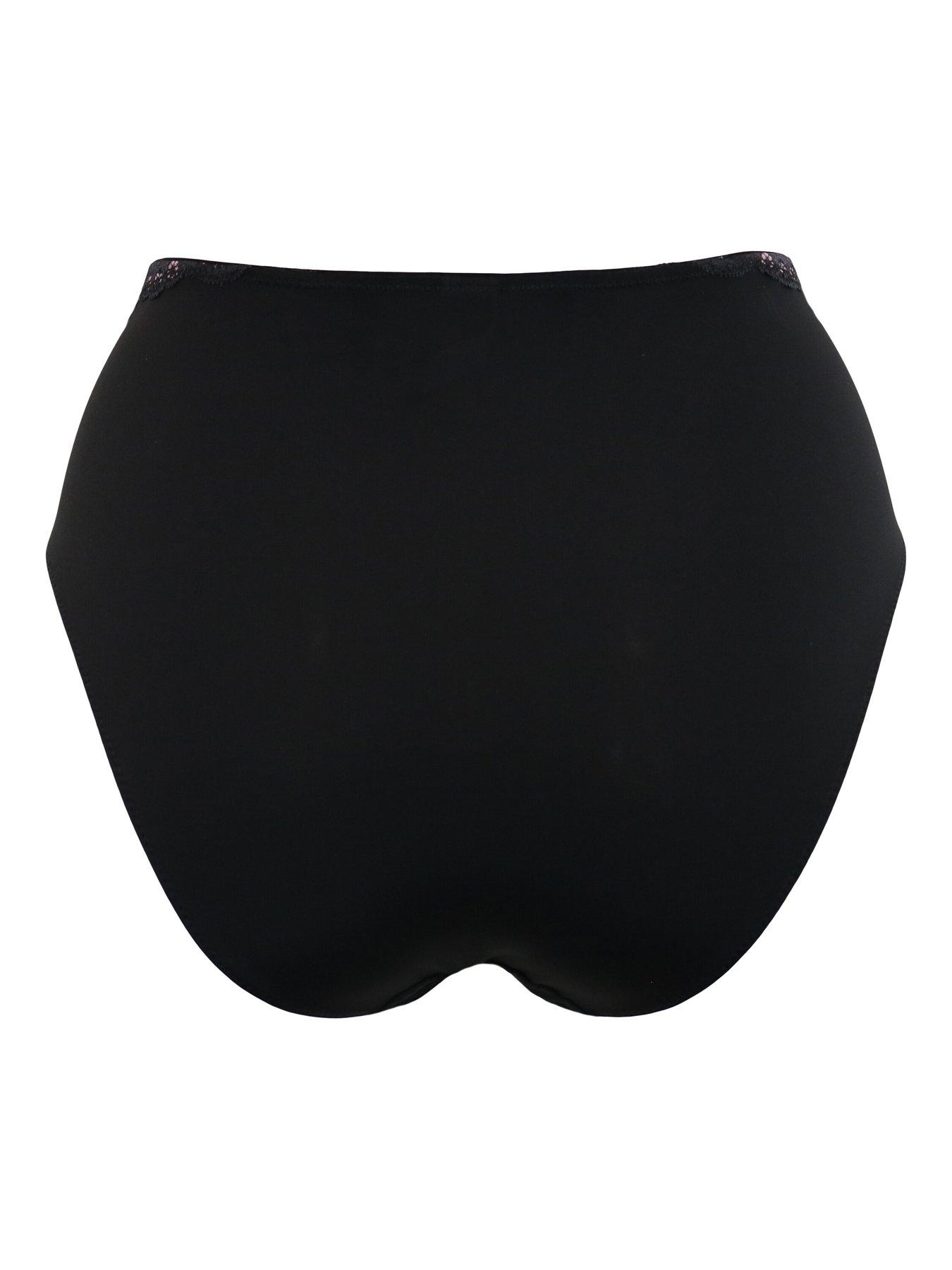 Image 2 of 4 of Pour Moi New Romance High-Waist Midi Brief - Black/Multi