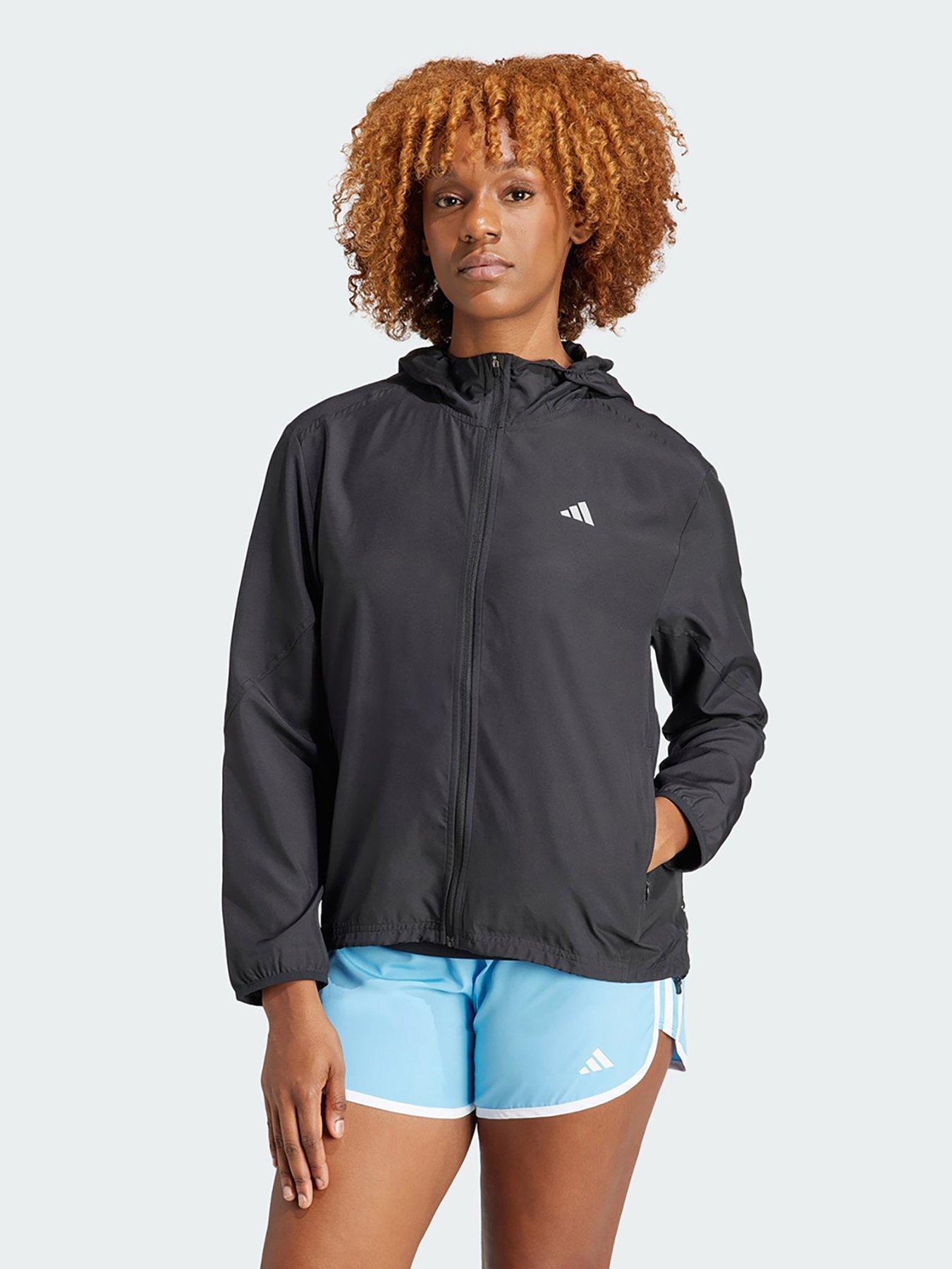 adidas Run It Jacket, Black, Size L, Women