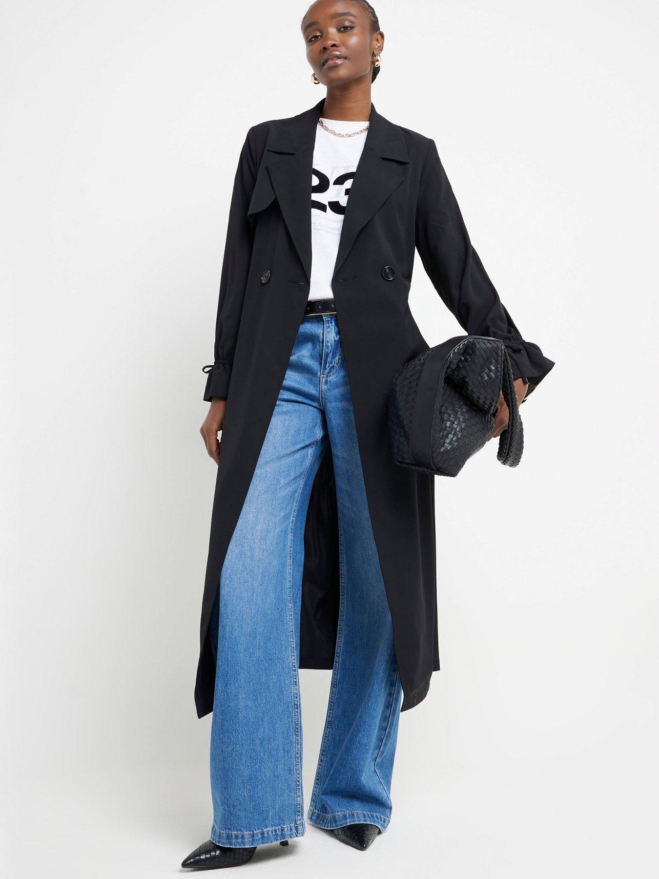 River island sale duster coat