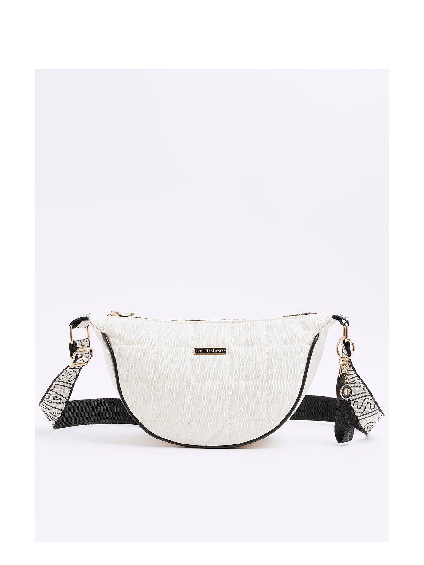 Image 1 of 4 of River Island Soft Quilted Cross Body Bag