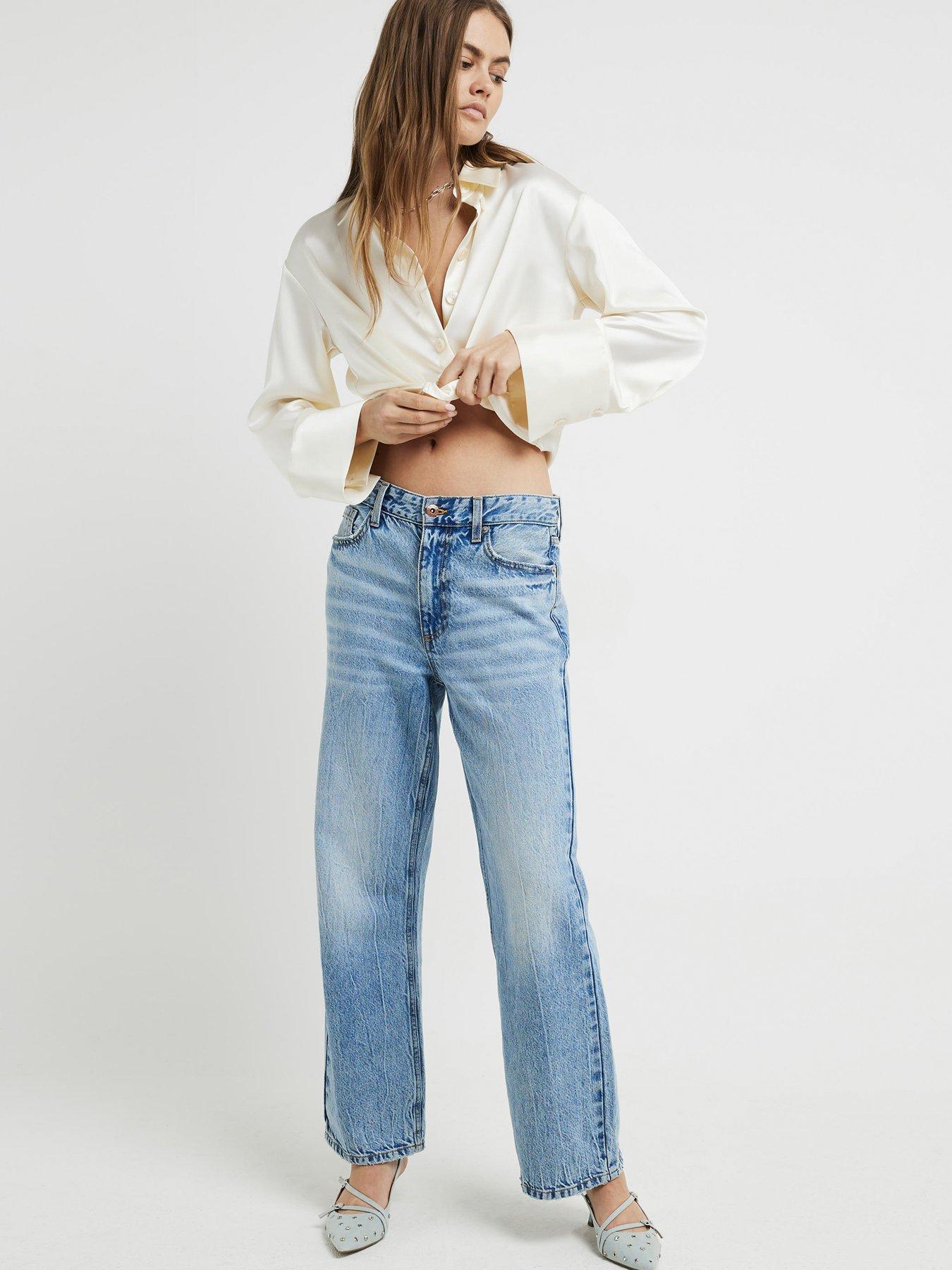 Relaxed skinny cropped jeans clearance