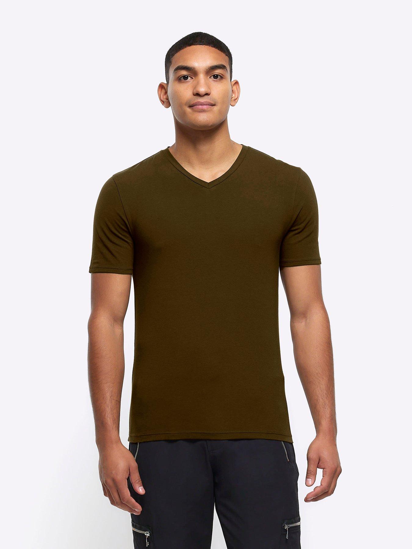 river island muscle t shirts