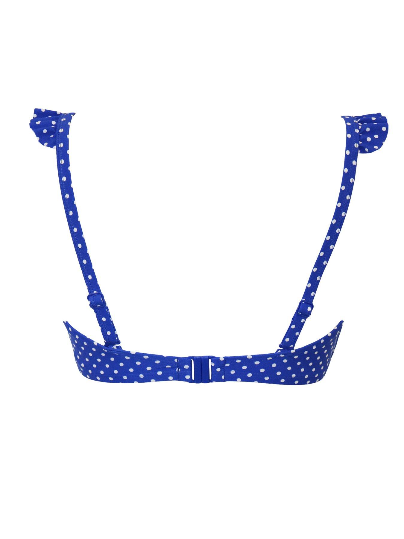 Image 4 of 4 of Pour Moi Sicily Lightly Padded Underwired Twist Front Top - Multi