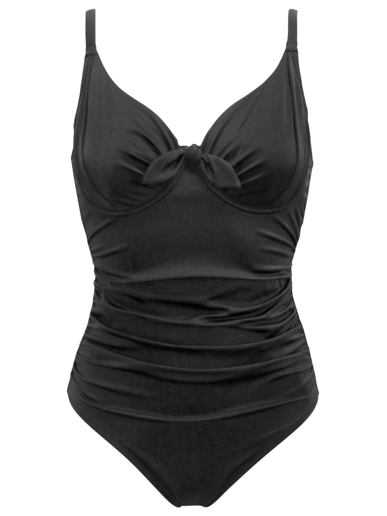 Image 3 of 4 of Pour Moi St Kitts Underwired Non-Padded Swimsuit - Black