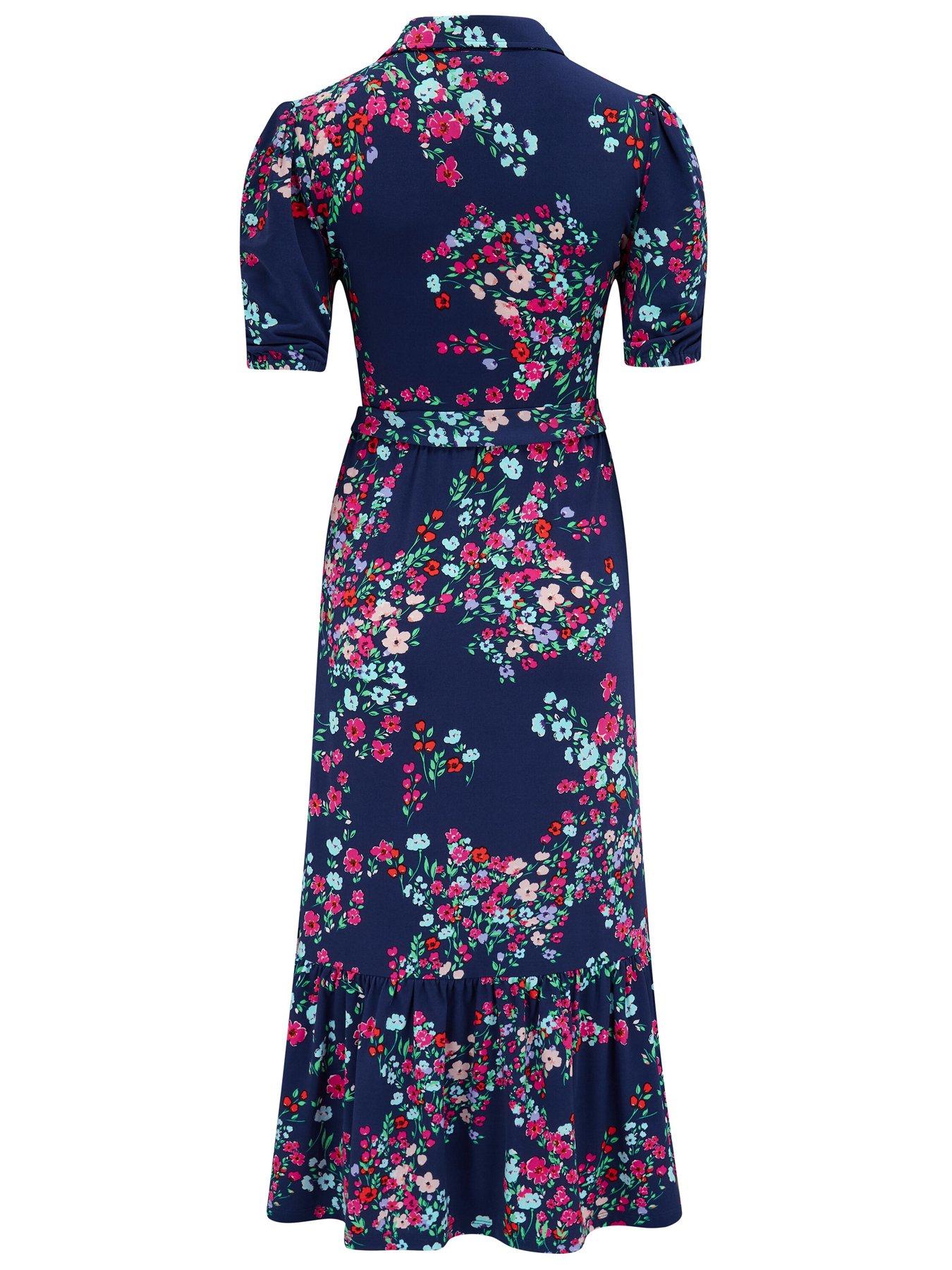 Pour Moi Jodie Slinky Jersey Tiered Midi Shirt Dress | Very