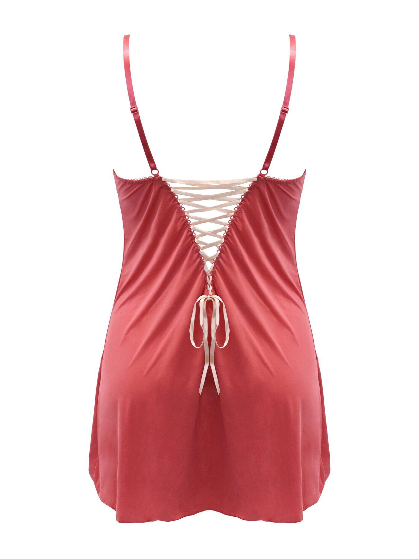 Image 4 of 4 of Pour Moi Amour Chemise - Pink