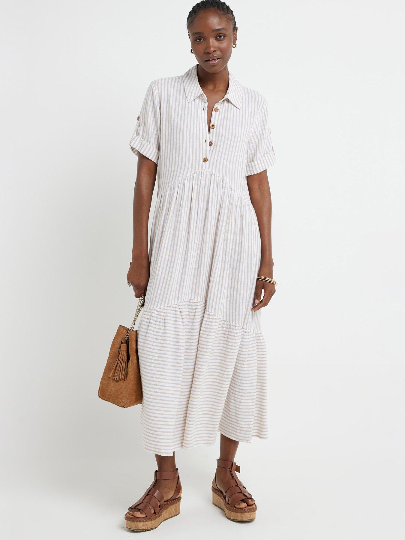 halter dress linen Staple The Label Amana Halter Bias Dress In Red main image 1