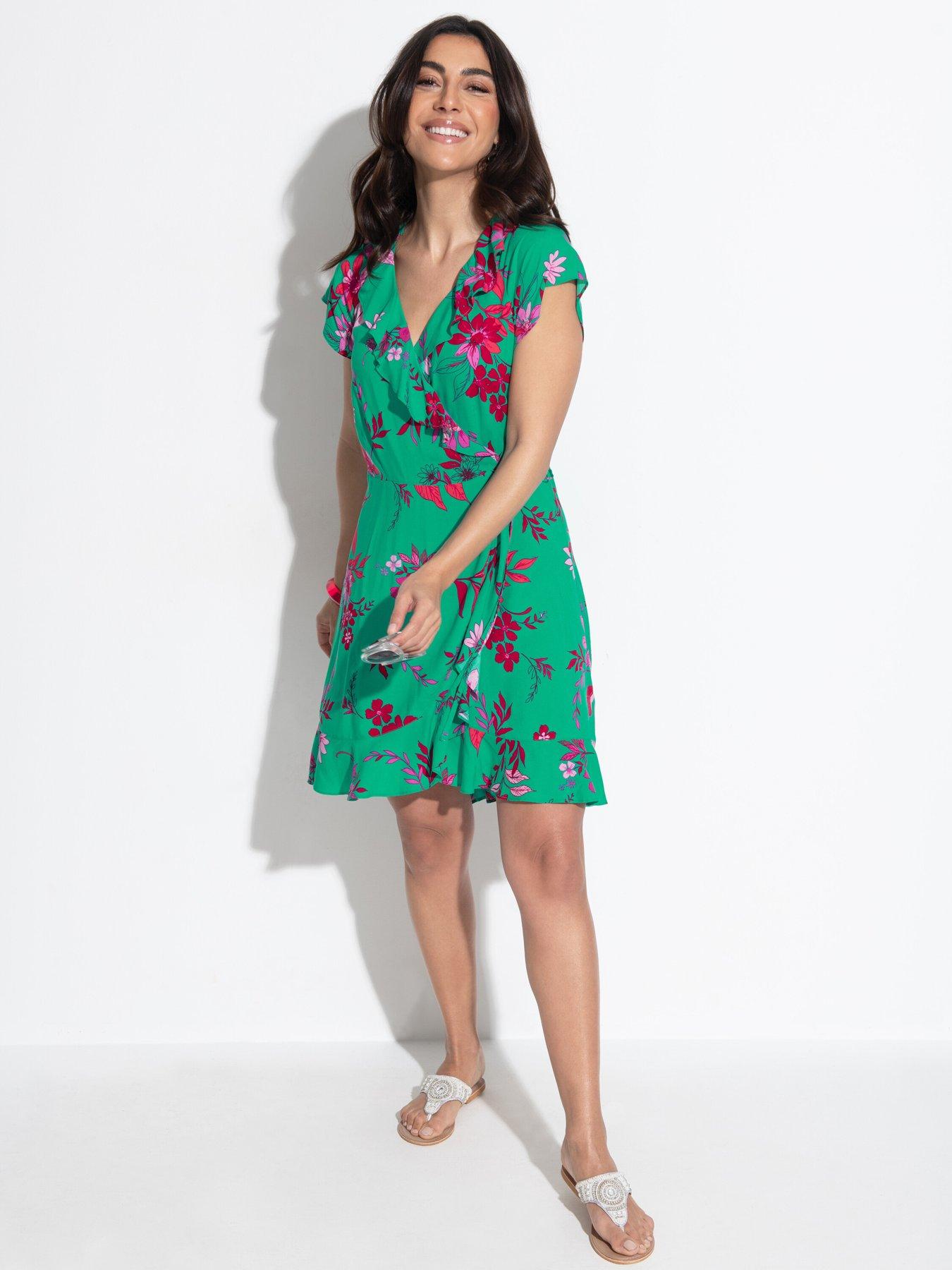 pour-moi-frill-wrap-beach-dress-multi