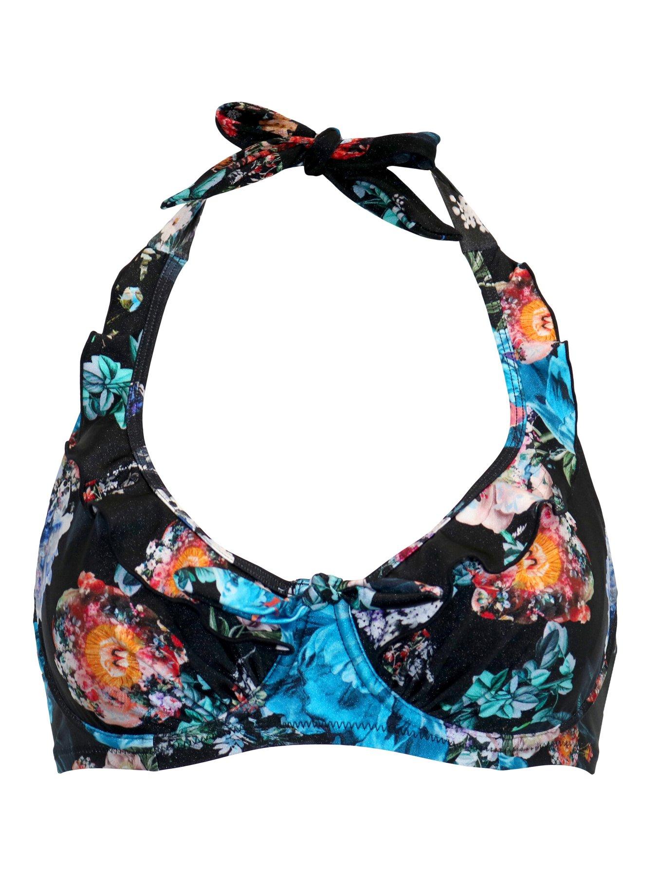 Top Bikini Pour Moi Azure Halter Con Ferretto E Leggera Imbottitura - Colore Stardust, Taglie Varie