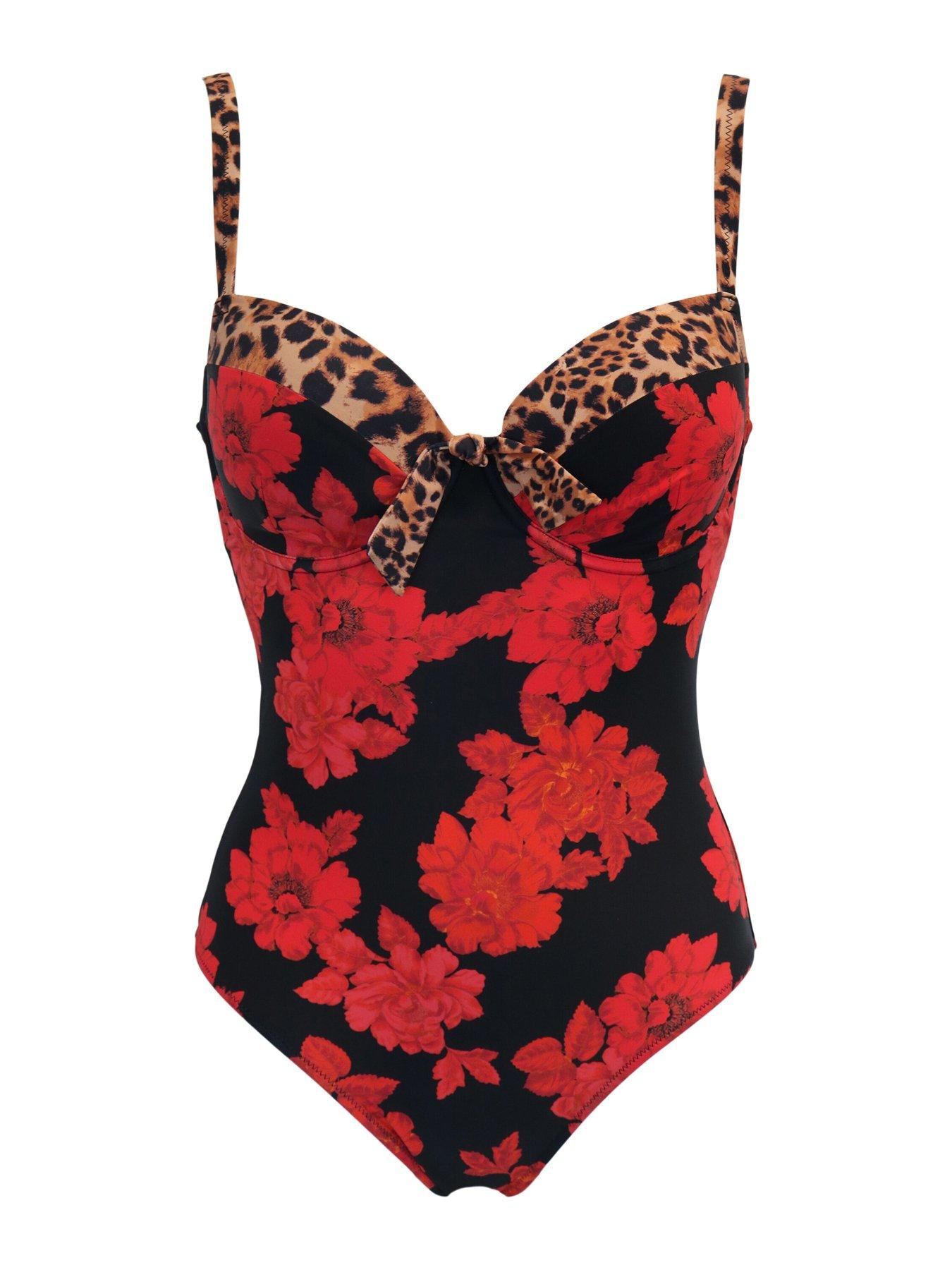 Image 2 of 4 of Pour Moi St Lucia Padded Underwired Swimsuit - Multi