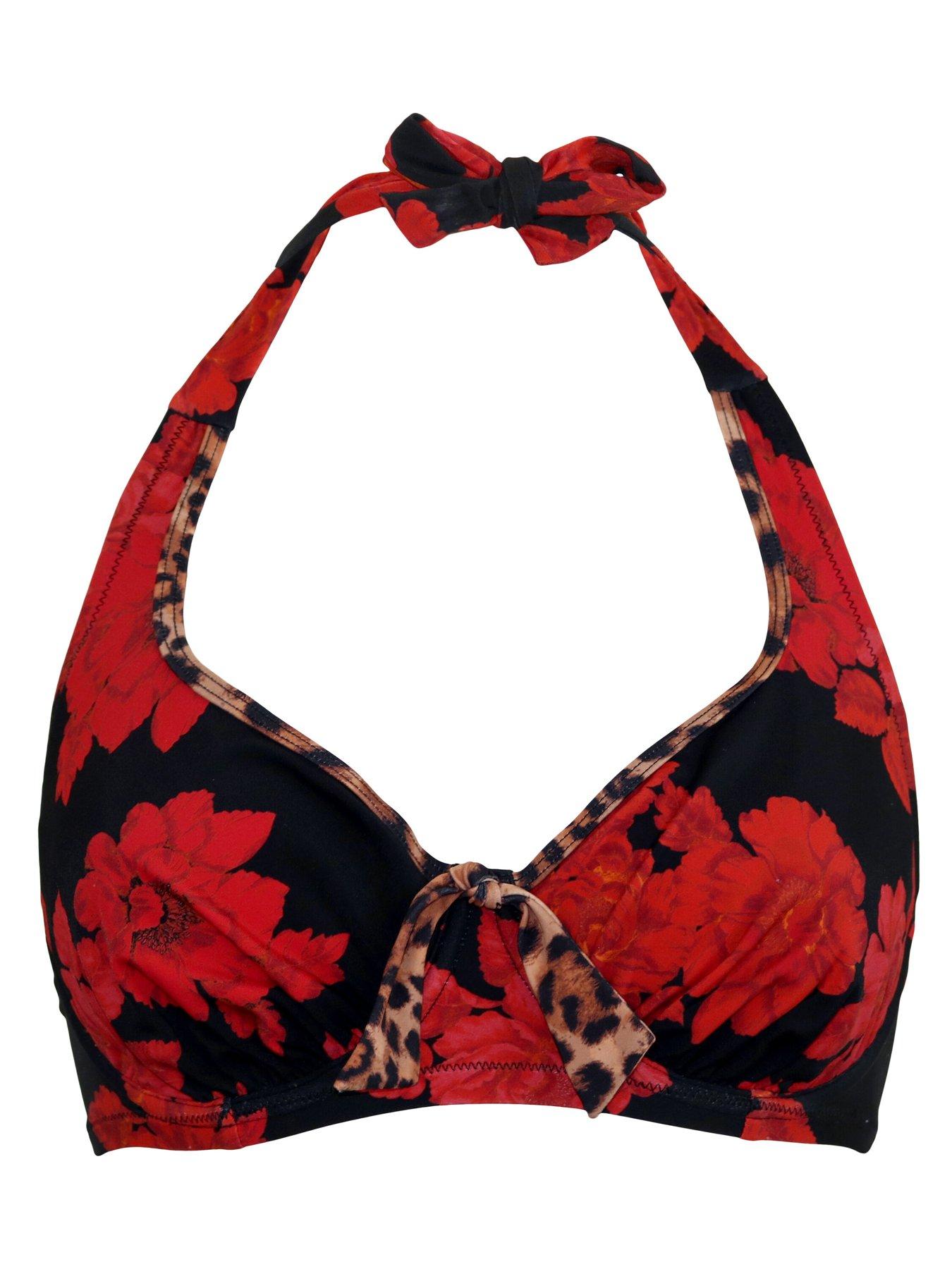 Image 3 of 4 of Pour Moi St Lucia Halter Underwired Non-Padded Top - Multi
