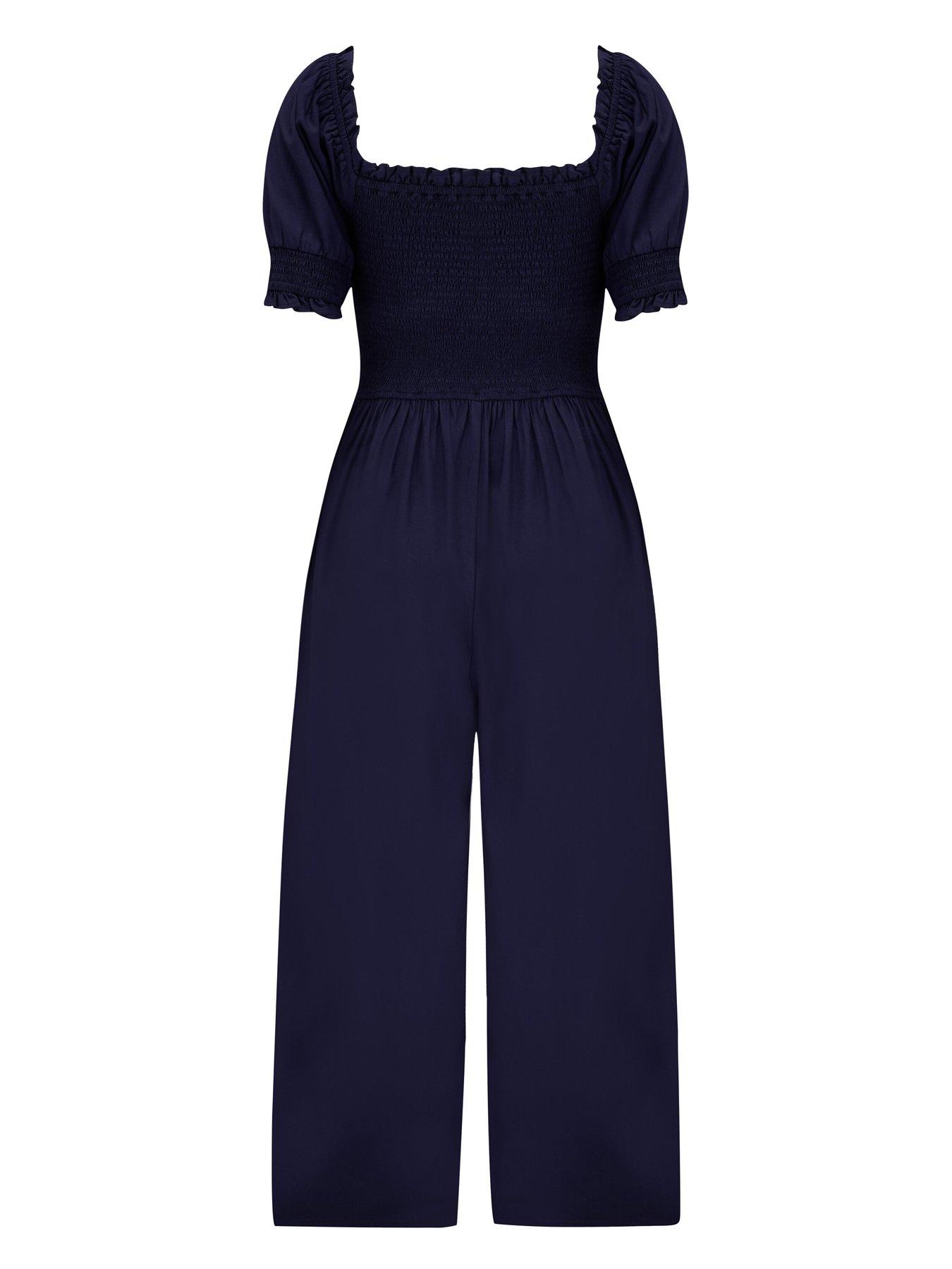 未使用★Ameri★MEDI PUFF SLEEVE ROMPERSオケージョン Ameri（アメリ）の「MEDI PUFF SLEEVE ROMPERS（つなぎ