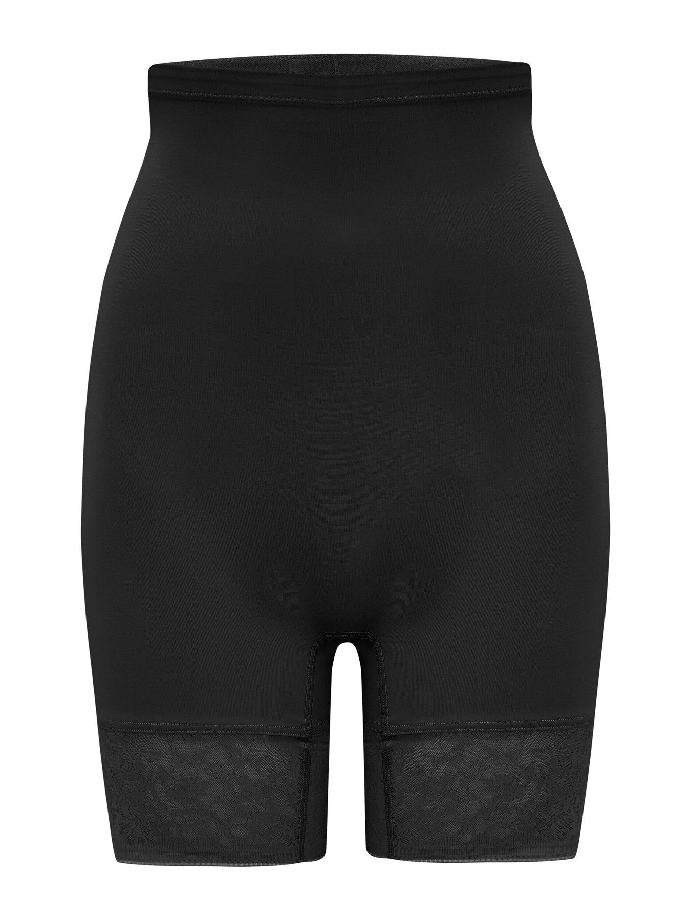 Pour Moi Effortless Shapewear Tummy Control Thigh Slimmer - Black ...