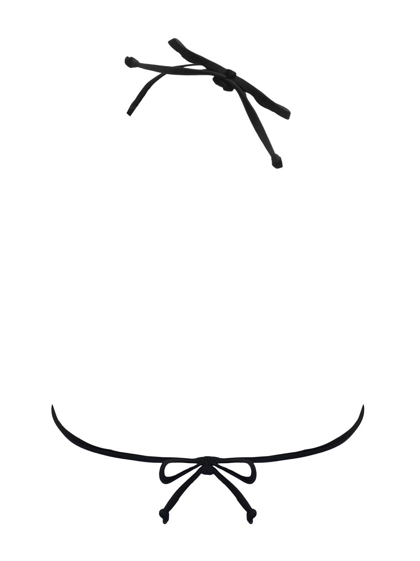 Image 4 of 4 of Pour Moi St Barts Non-Wired Triangle Bikini Top - Black