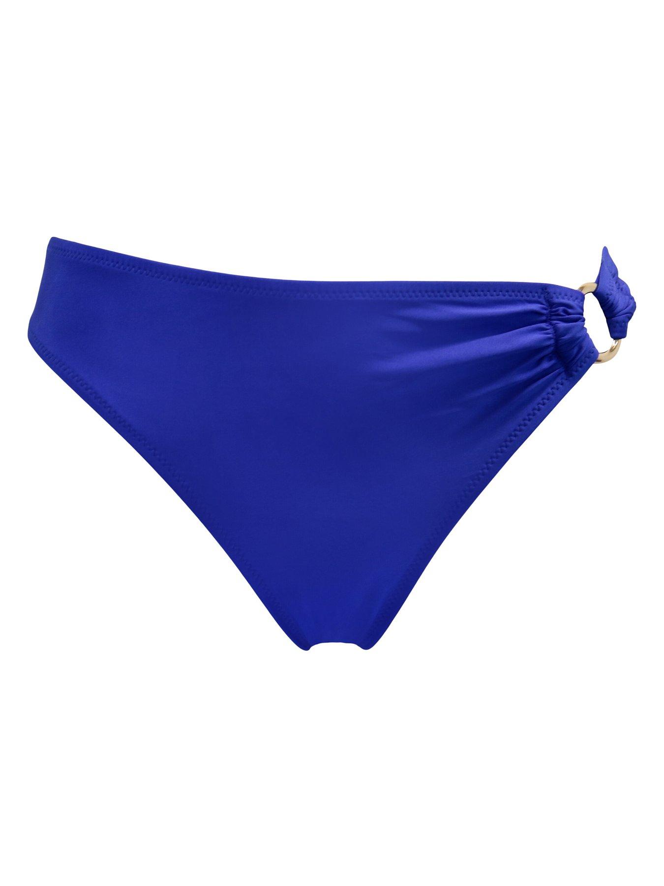 Pour Moi Samoa Ring Detail Brief - Blue | Very.co.uk