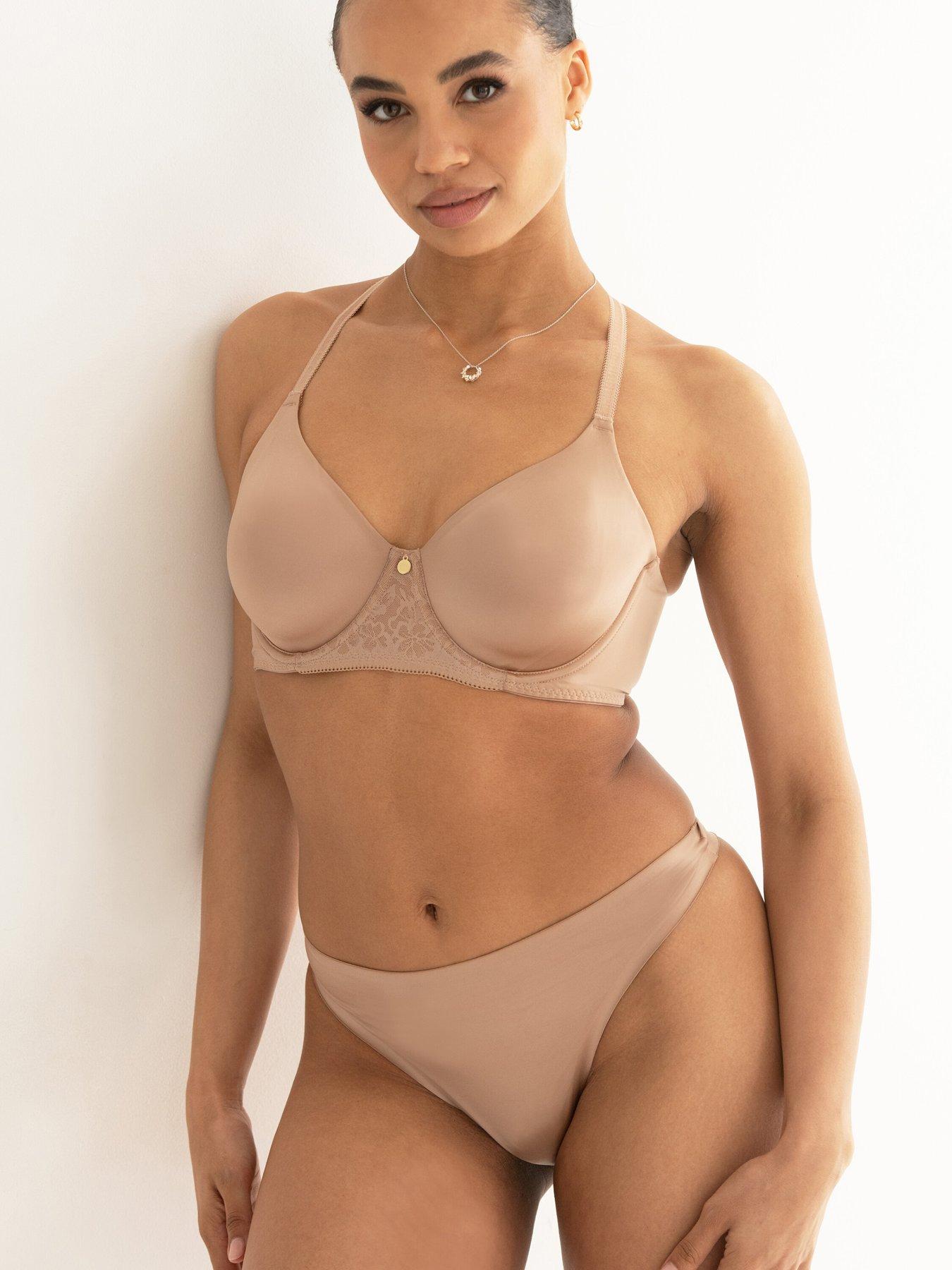 undefined Effortless Non-Padded Underwired Double Layer Moulded Bra - Natural