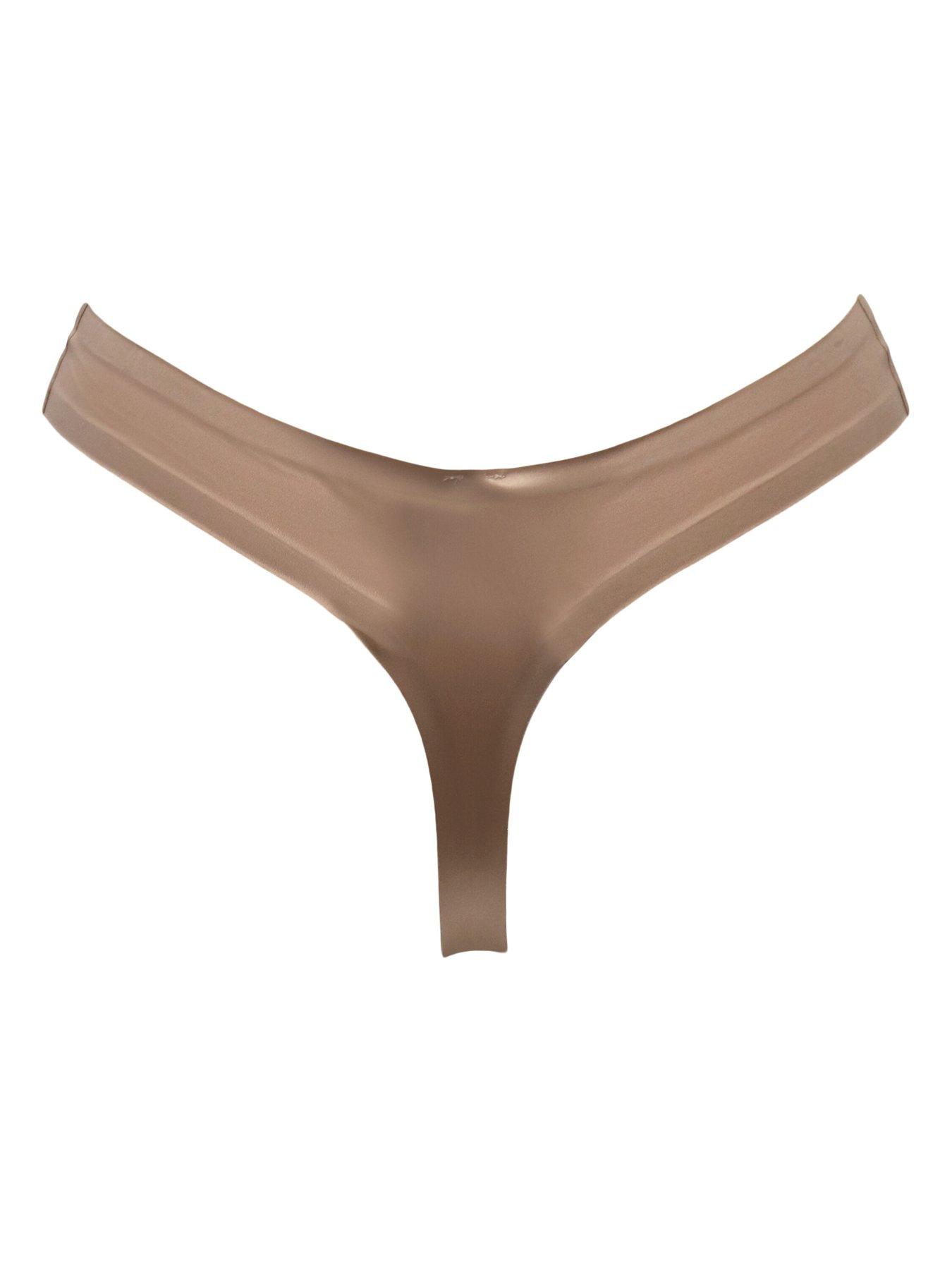 Image 4 of 4 of Pour Moi Effortless No VPL Invisible Thong - Natural