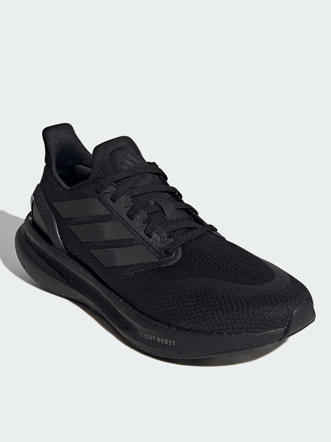 Black adidas pure boost best sale