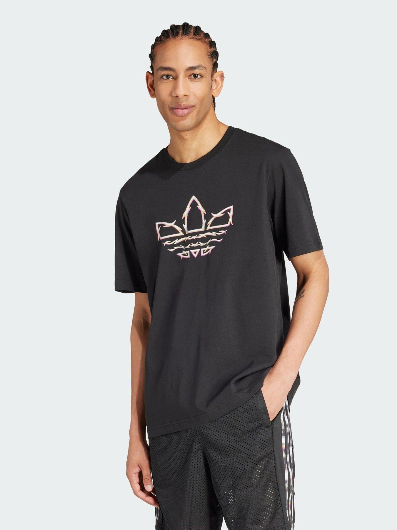 adidas Originals Pride Graphic Short Sleeve Tee - Black, Black, Size S, Men