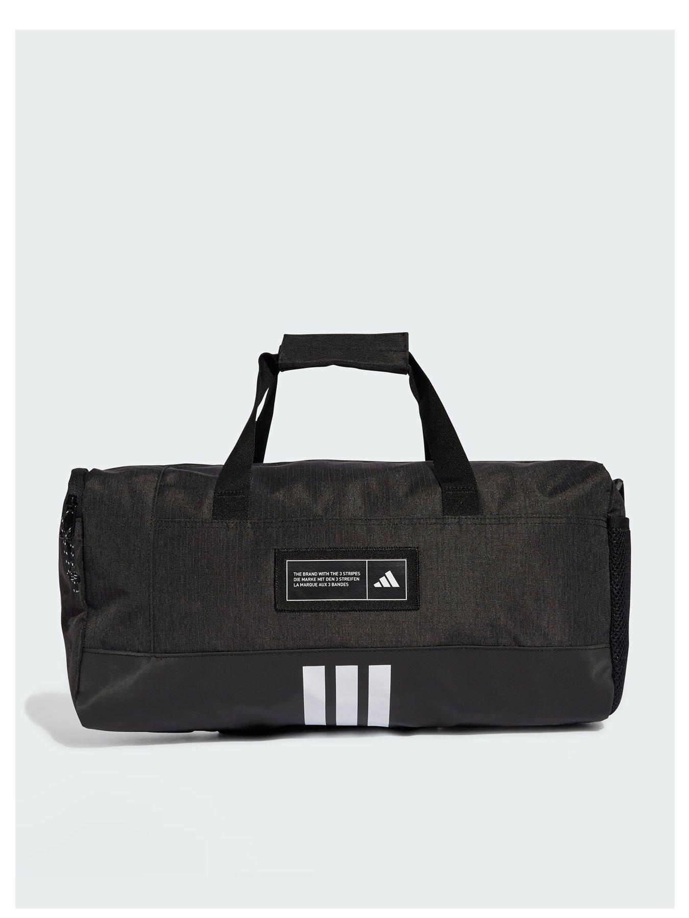 Adidas black duffle bag sales