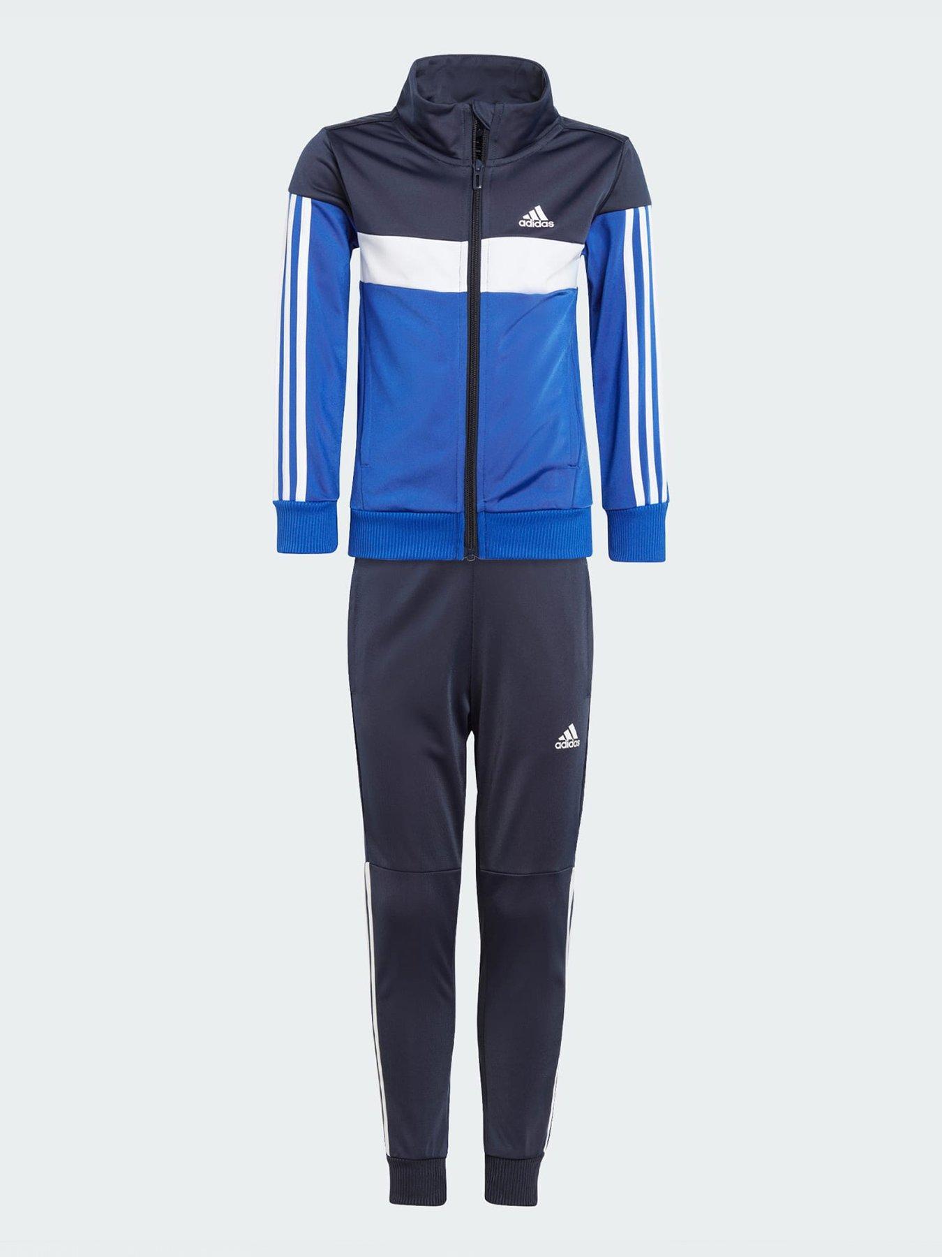 Adidas Tiberio 3-stripes Colorblock Shiny Track Suit Kids 