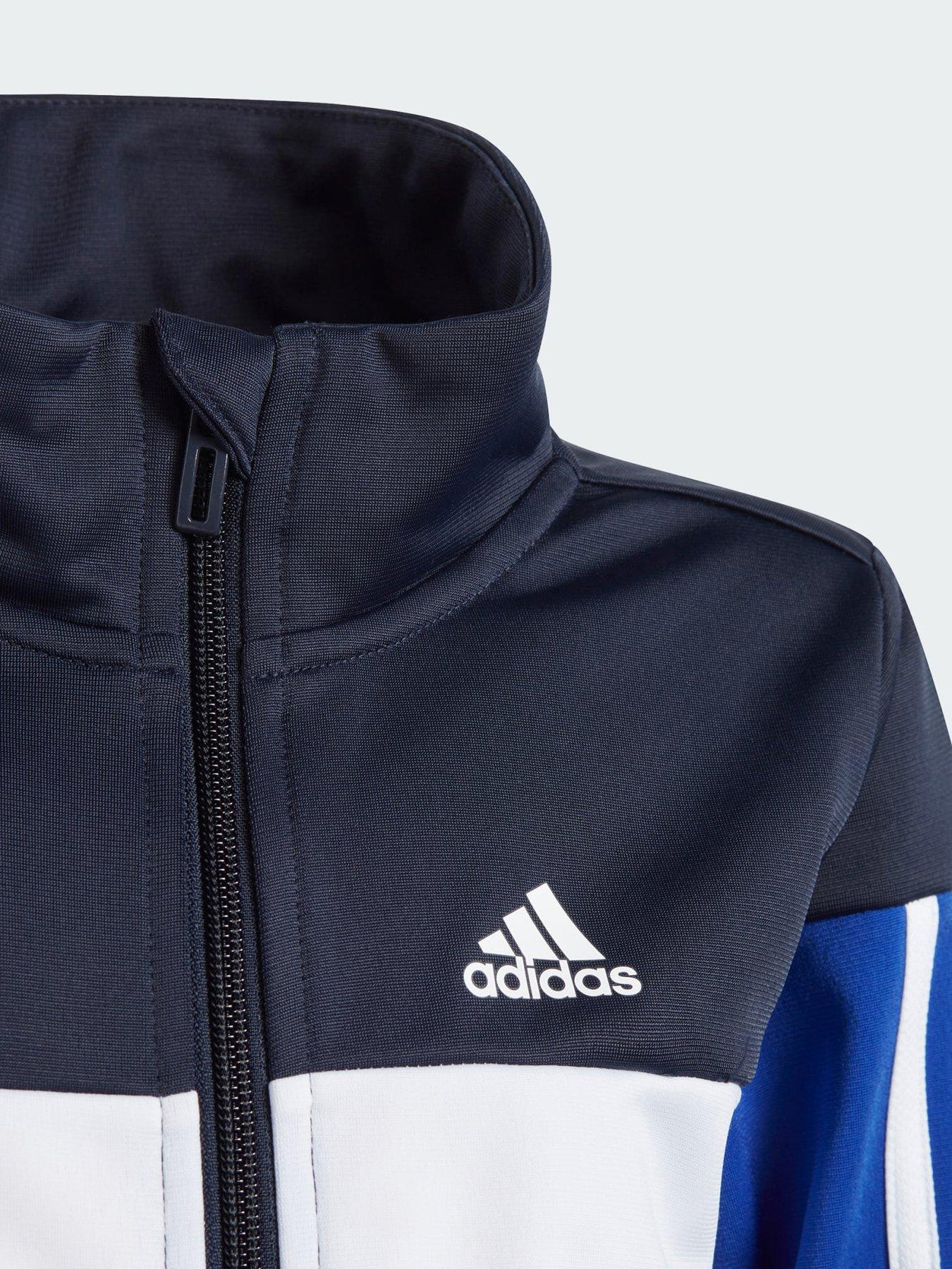 Adidas Tiberio 3-stripes Colorblock Shiny Track Suit Kids 