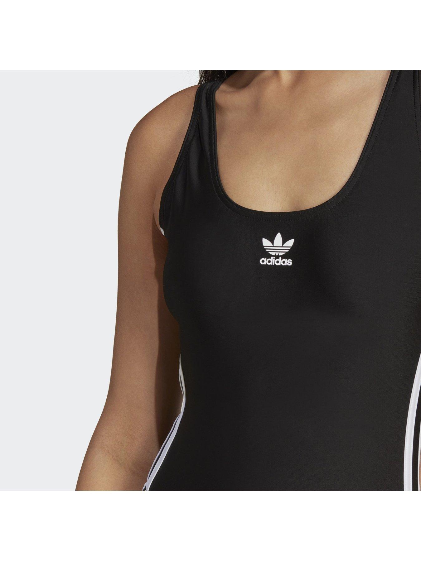 Image 5 of 5 of adidas Originals Adicolor 3-Stripes Swimsuit