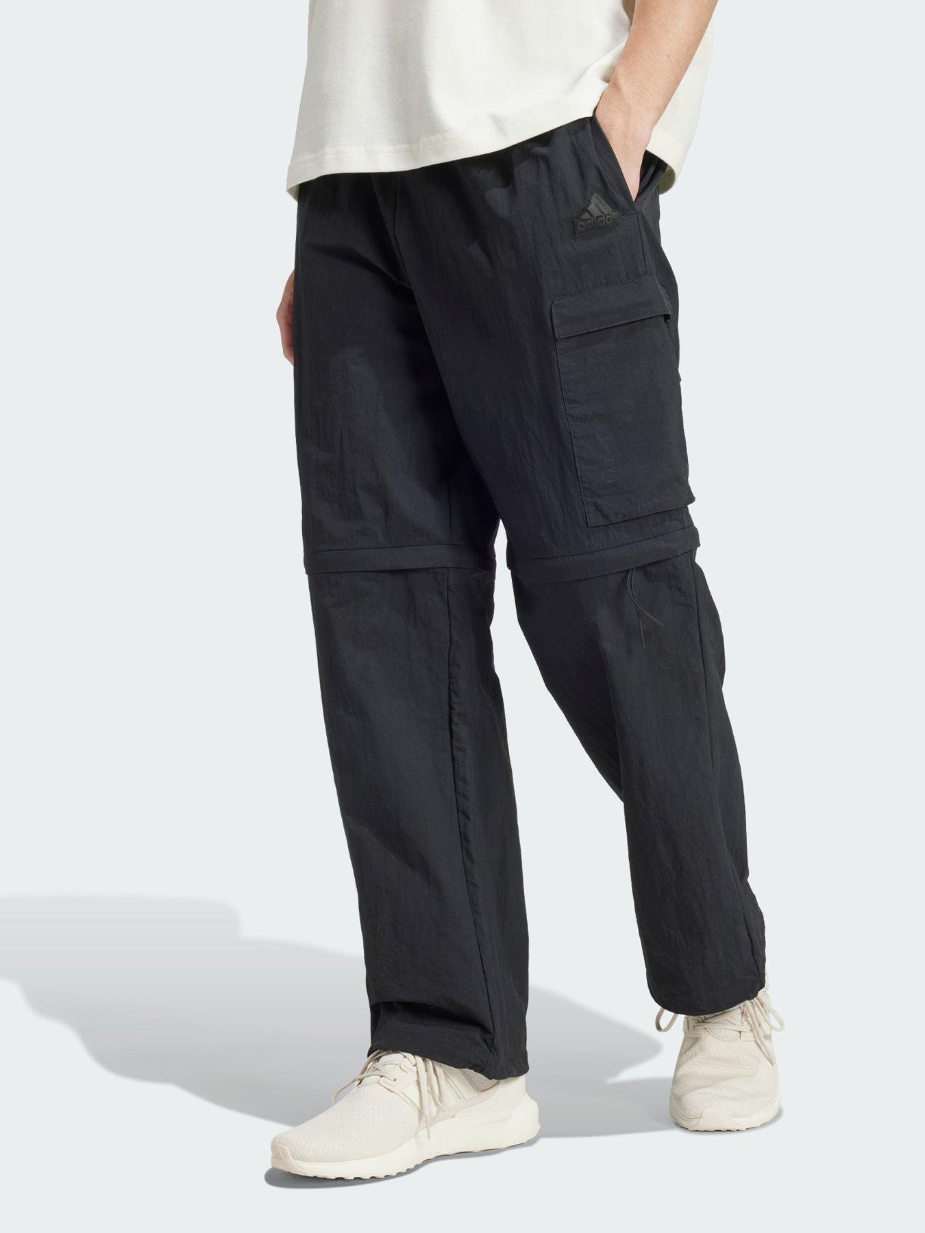 adidas city escape premium zip-off cargo pants - black