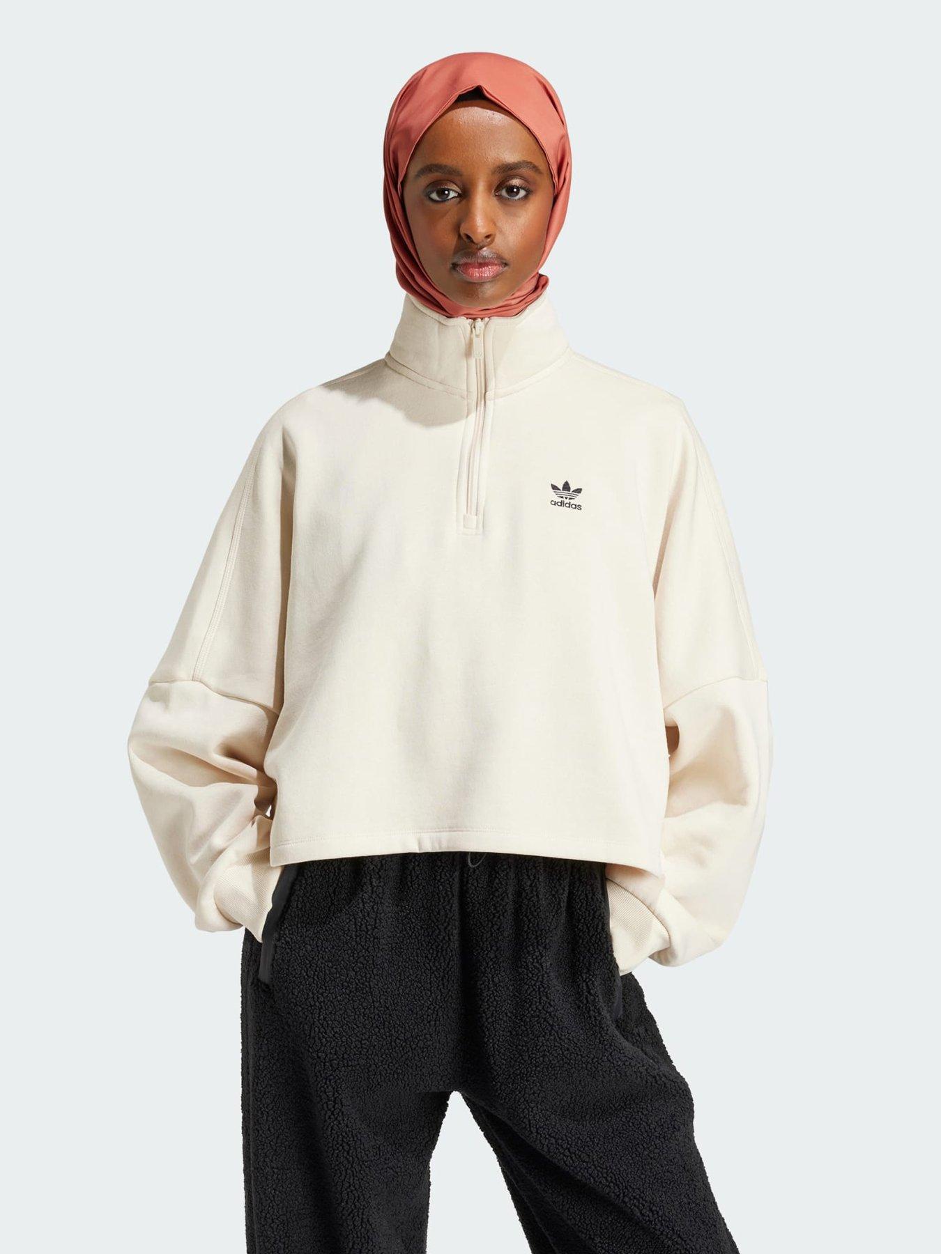 Adidas half zip fleece best sale