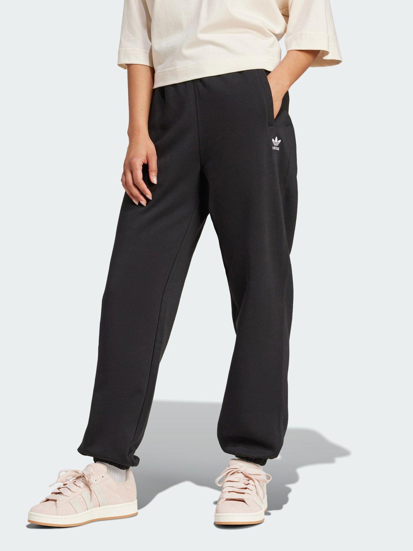 adidas Originals Essentials Fleece Loose Joggers - Black, Black, Size Xs, Women