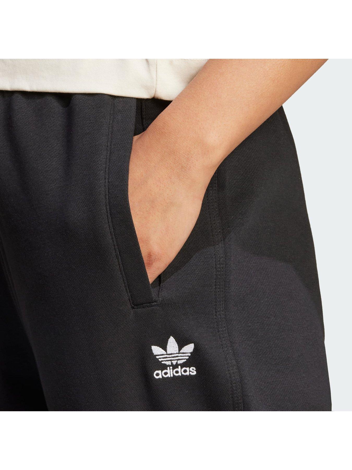 adidas Originals Essentials Fleece Loose Joggers Black Very