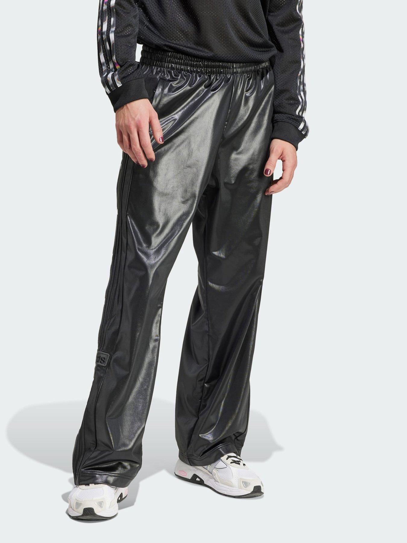 adidas Originals Pride Adibreak Shiny Pants - Black, Black, Size L, Men