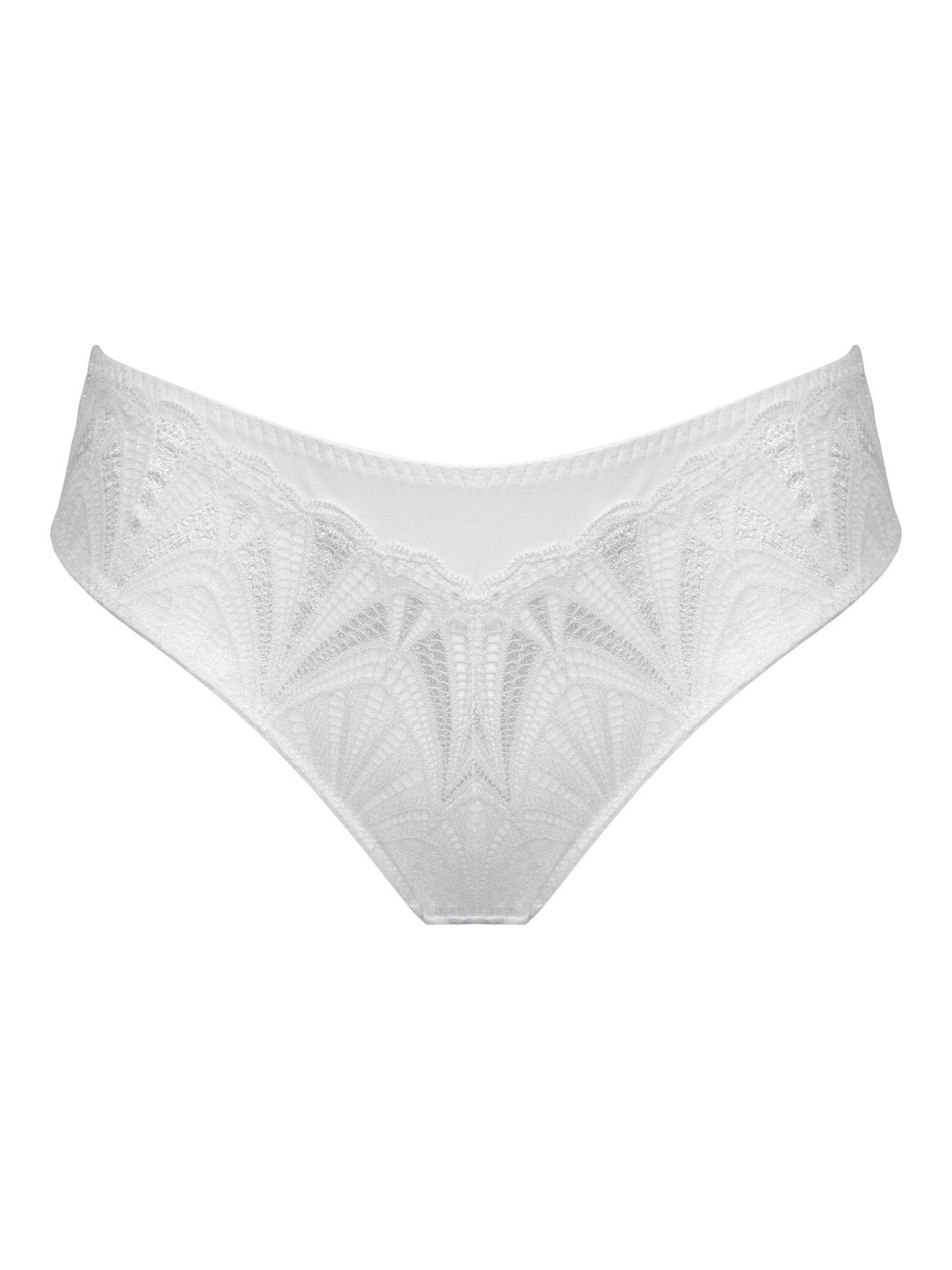 Image 3 of 4 of Pour Moi New Romance Bikini Brief - White