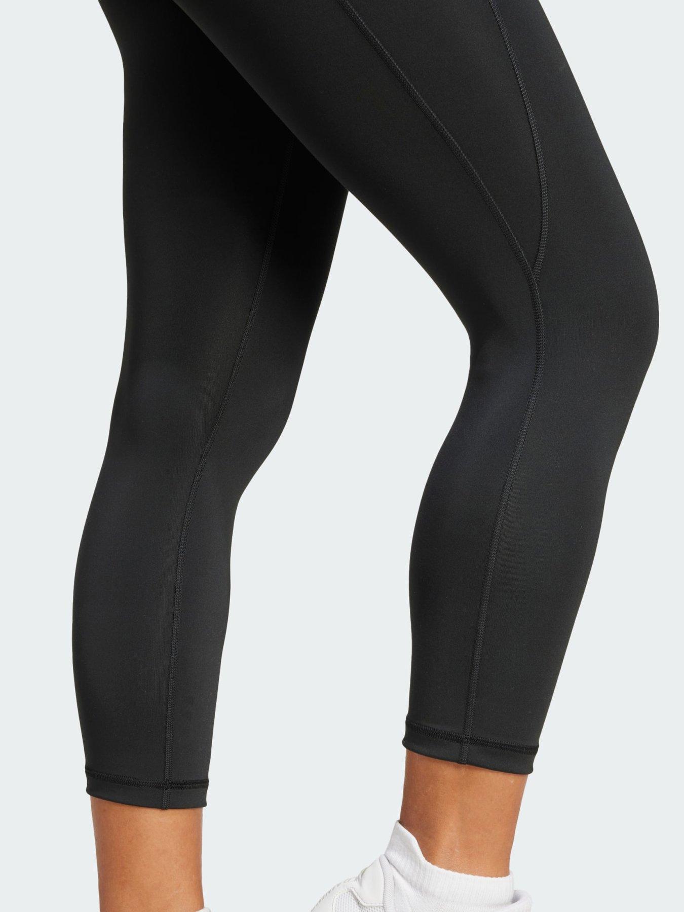 adidas Optime Essentials Stash 3 4 Leggings Black Very