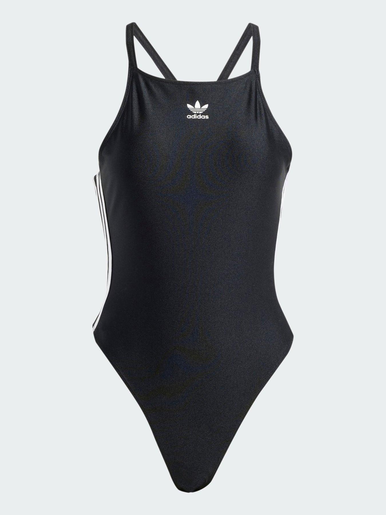 Image 5 of 5 of adidas Originals 3-Stripes Bodysuit - Black