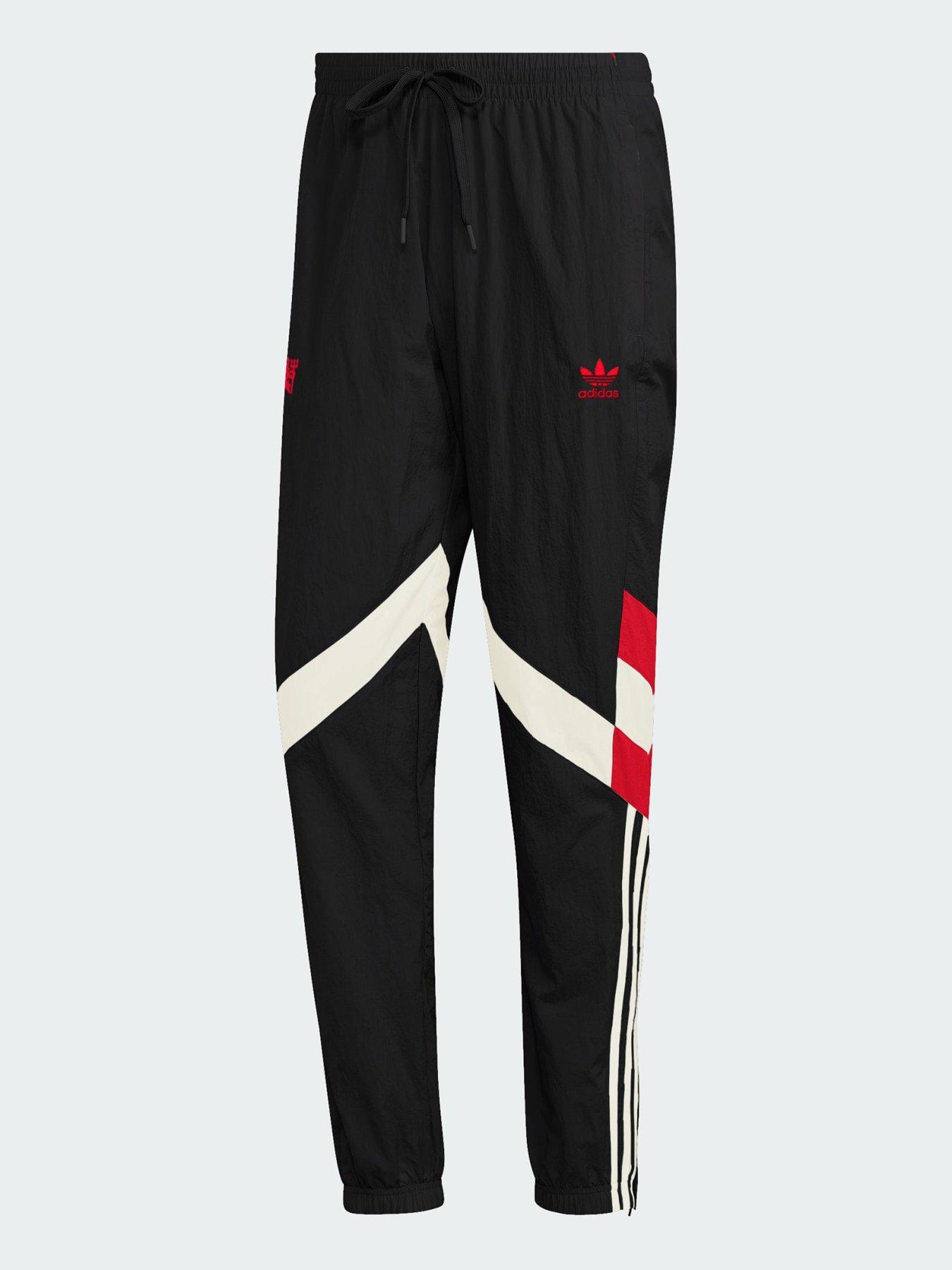 adidas Manchester United Originals Track Pants Black Very