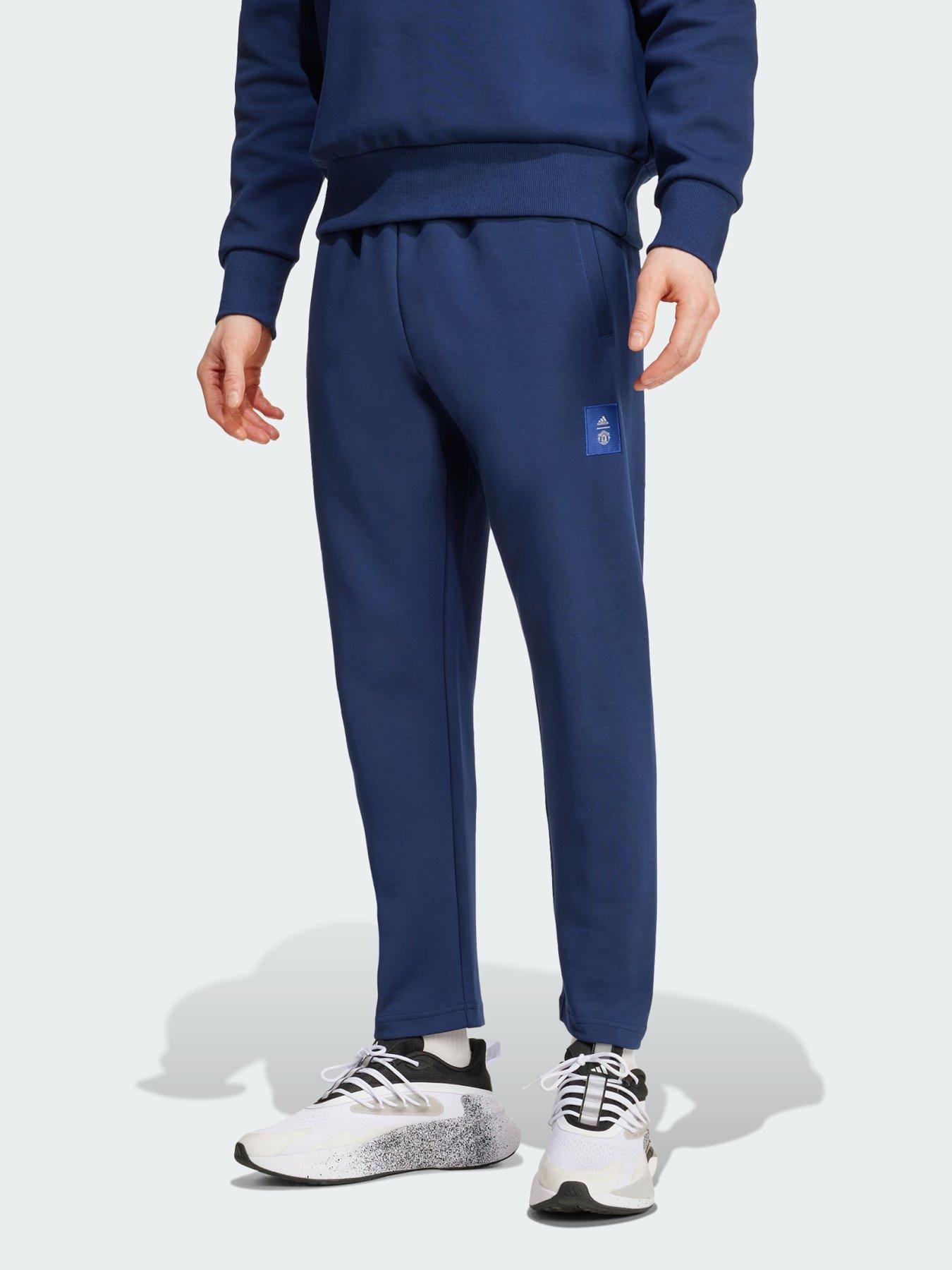 undefined Manchester United Seasonal Doubleknit Pants - Blue