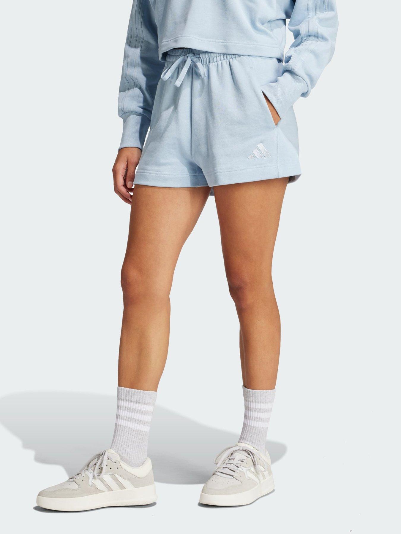adidas all szn french terry shorts - blue