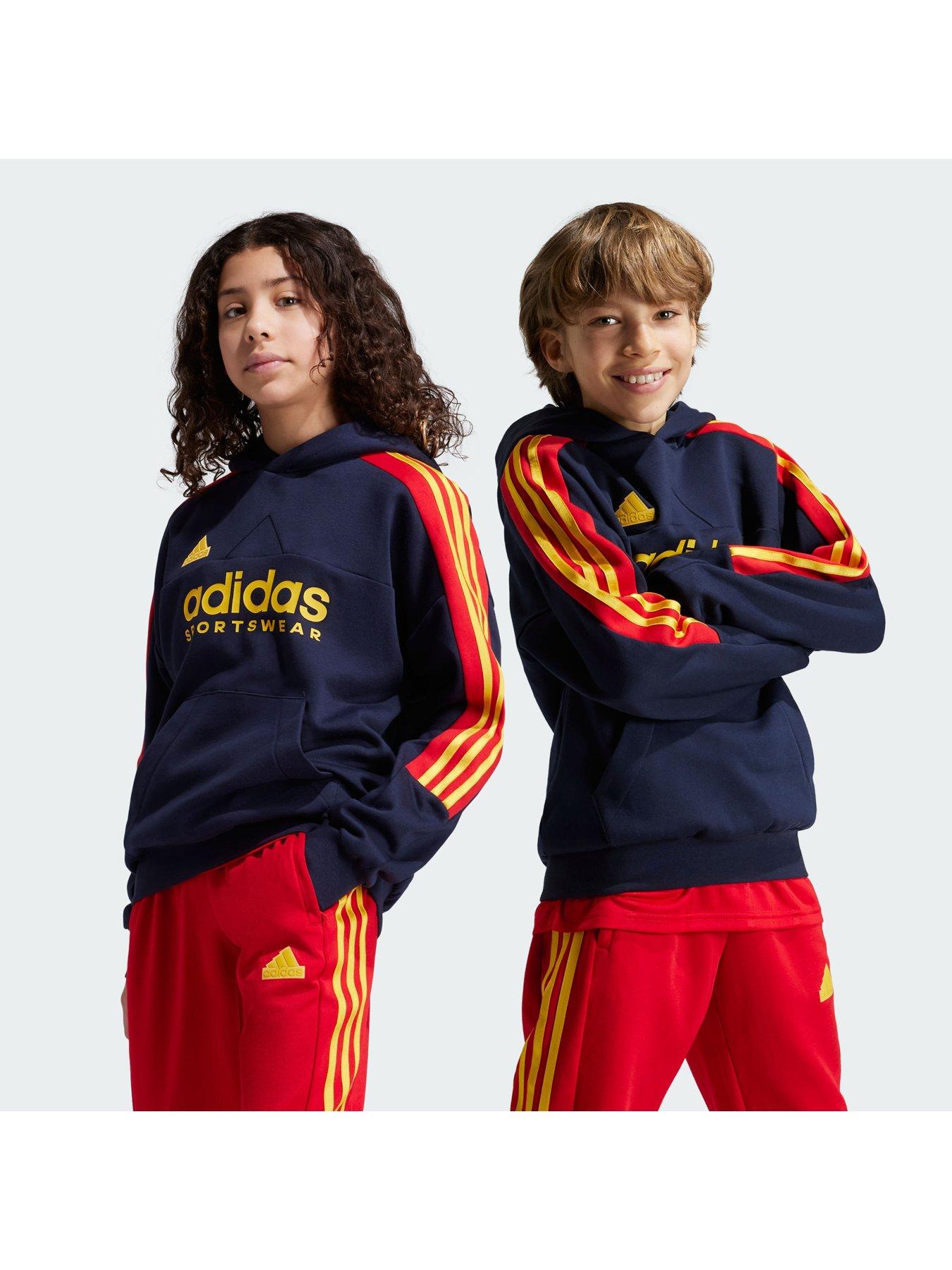 Image 2 of 5 of adidas Tiro Nations Pack Hood Kids - Blue