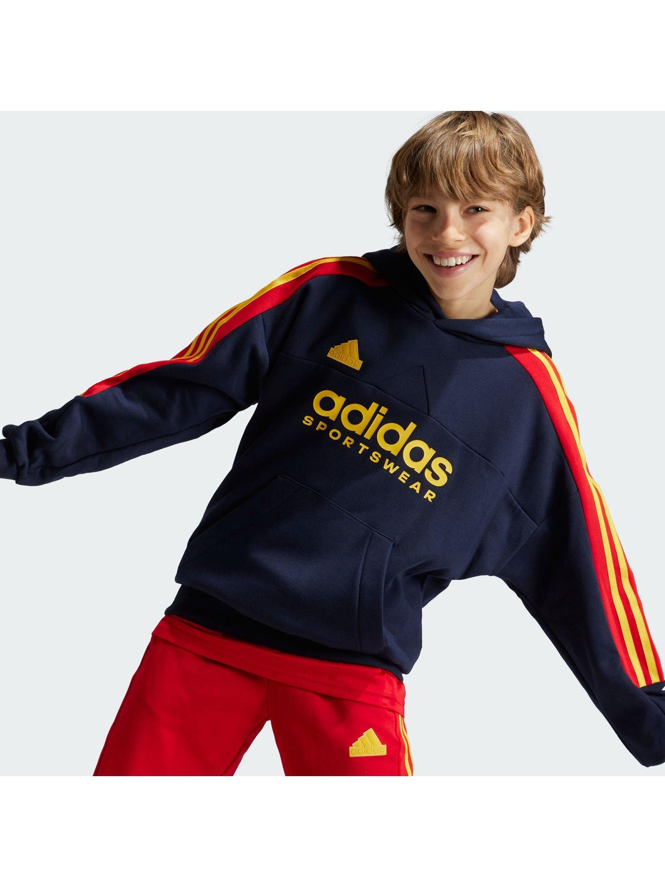 Image 4 of 5 of adidas Tiro Nations Pack Hood Kids - Blue