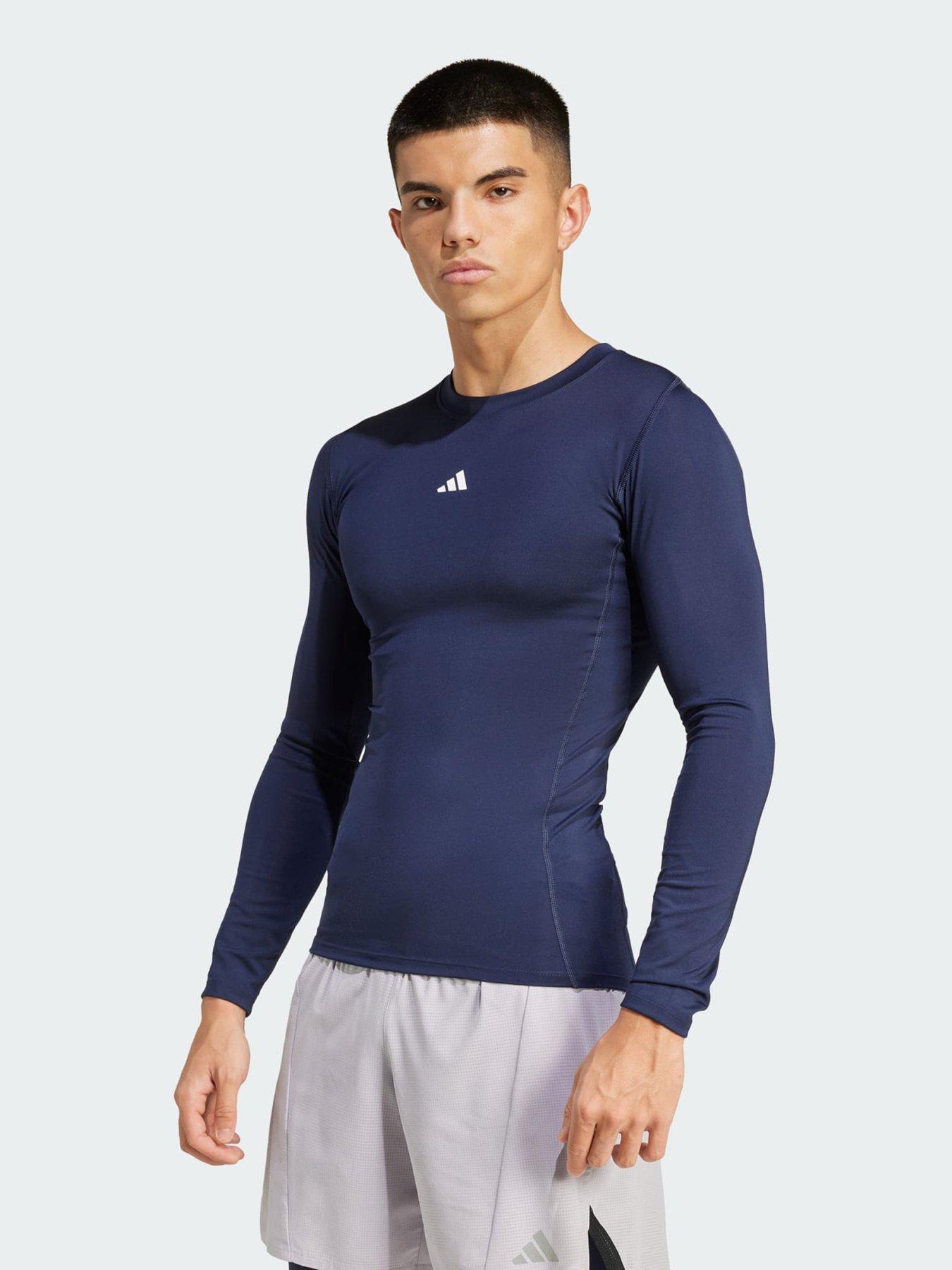 adidas Techfit Compression Training Long Sleeve Tee - Black