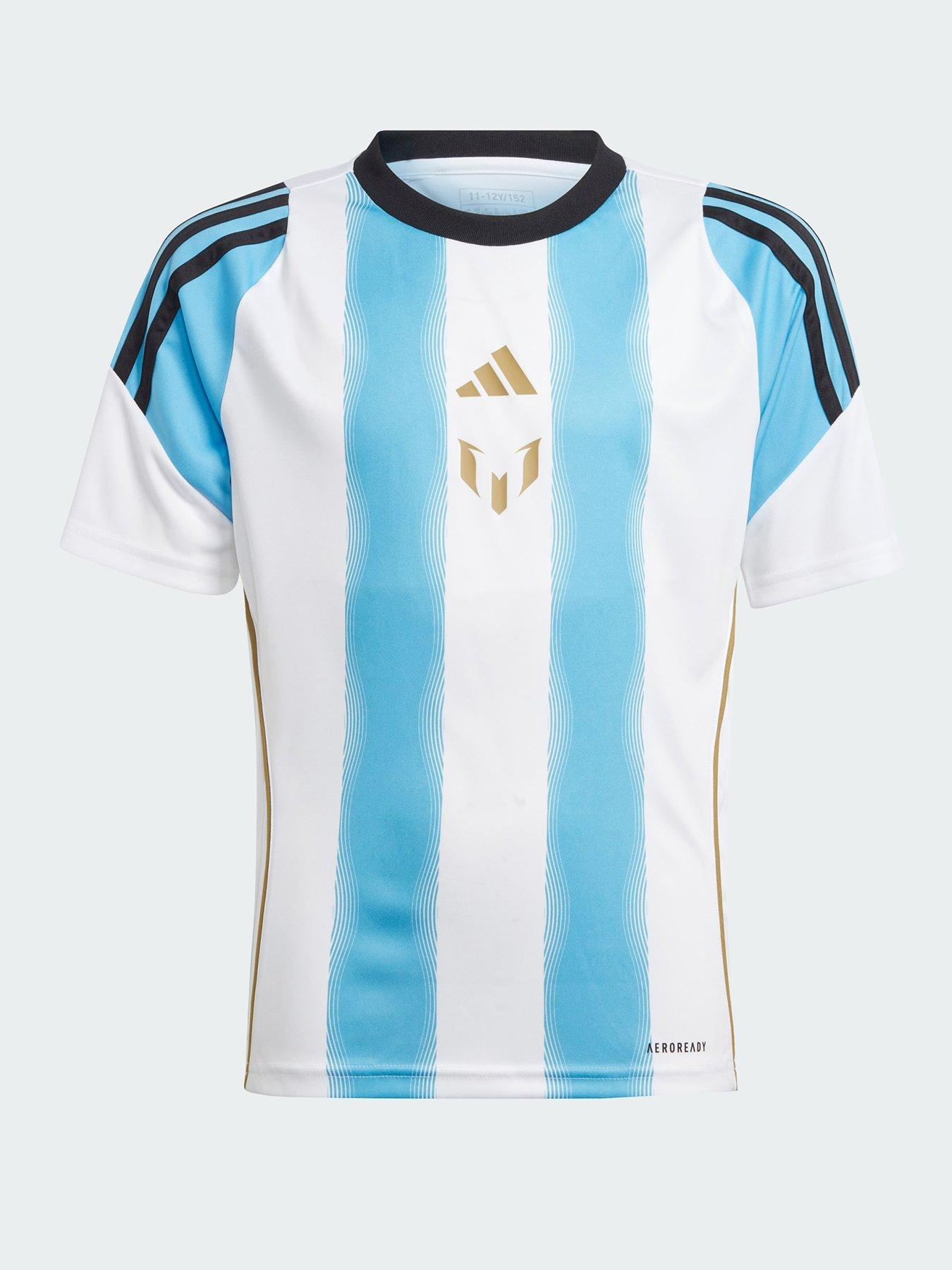 adidas Originals Messi Training Jersey Kids - White/Blue | Very
