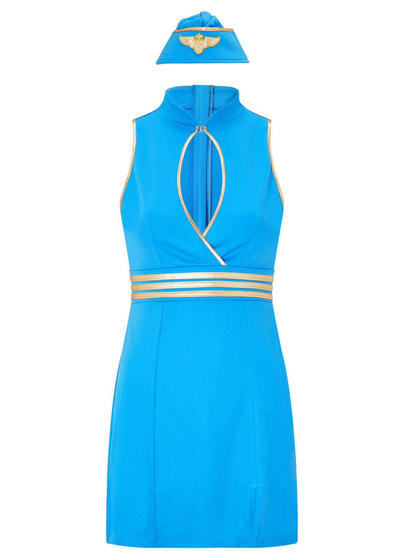 Image 4 of 4 of Ann Summers Air Hostess Outfit - Light Blue