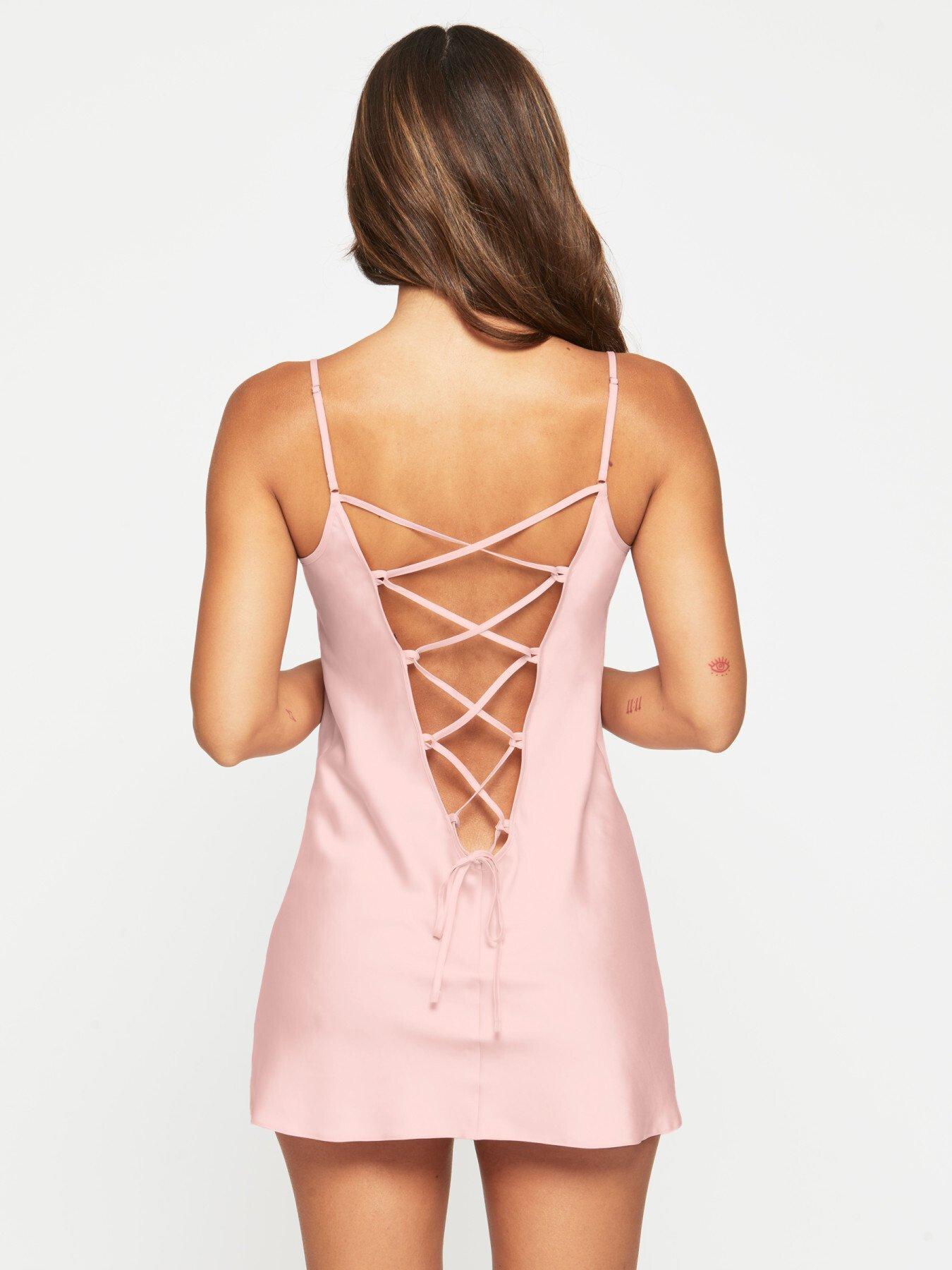 Image 2 of 4 of Ann Summers Cherryann Chemise - Light Pink